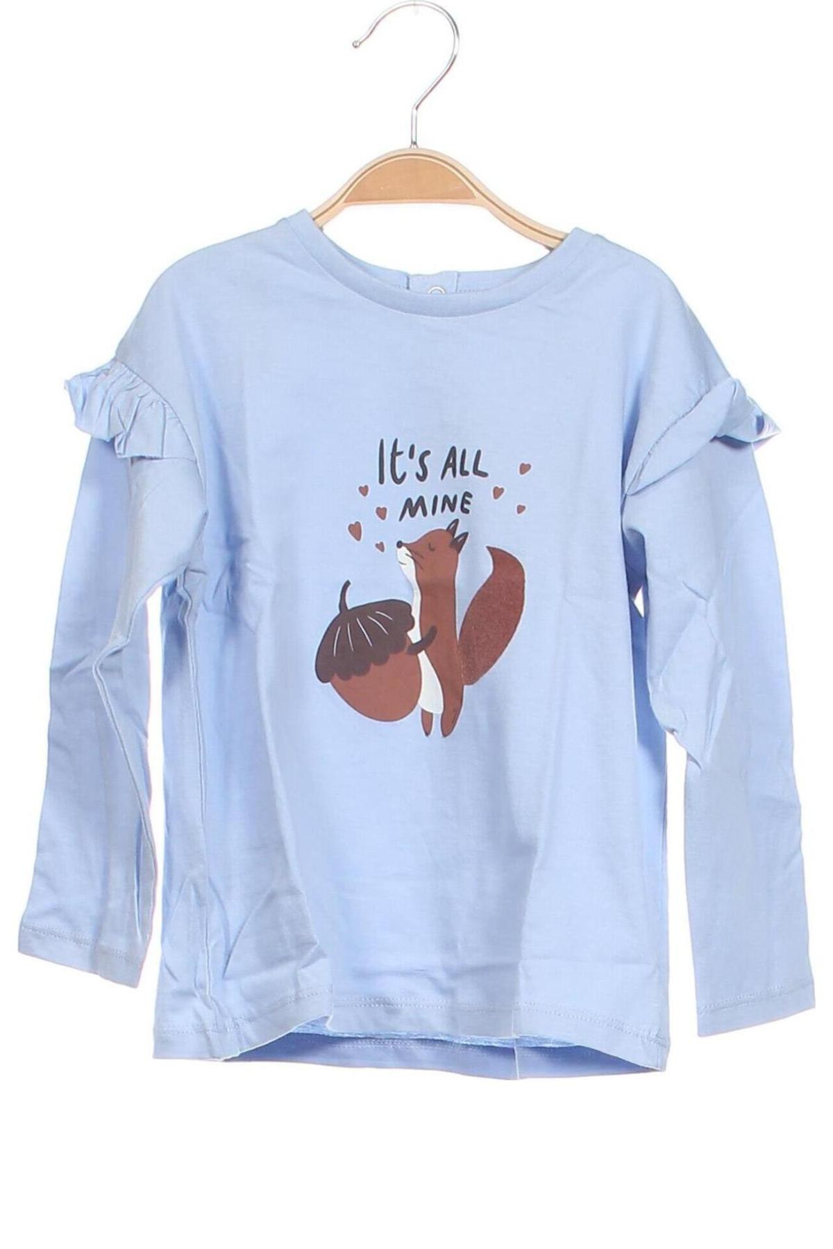 Kinder Shirt Mango, Größe 2-3y/ 98-104 cm, Farbe Blau, Preis € 6,70