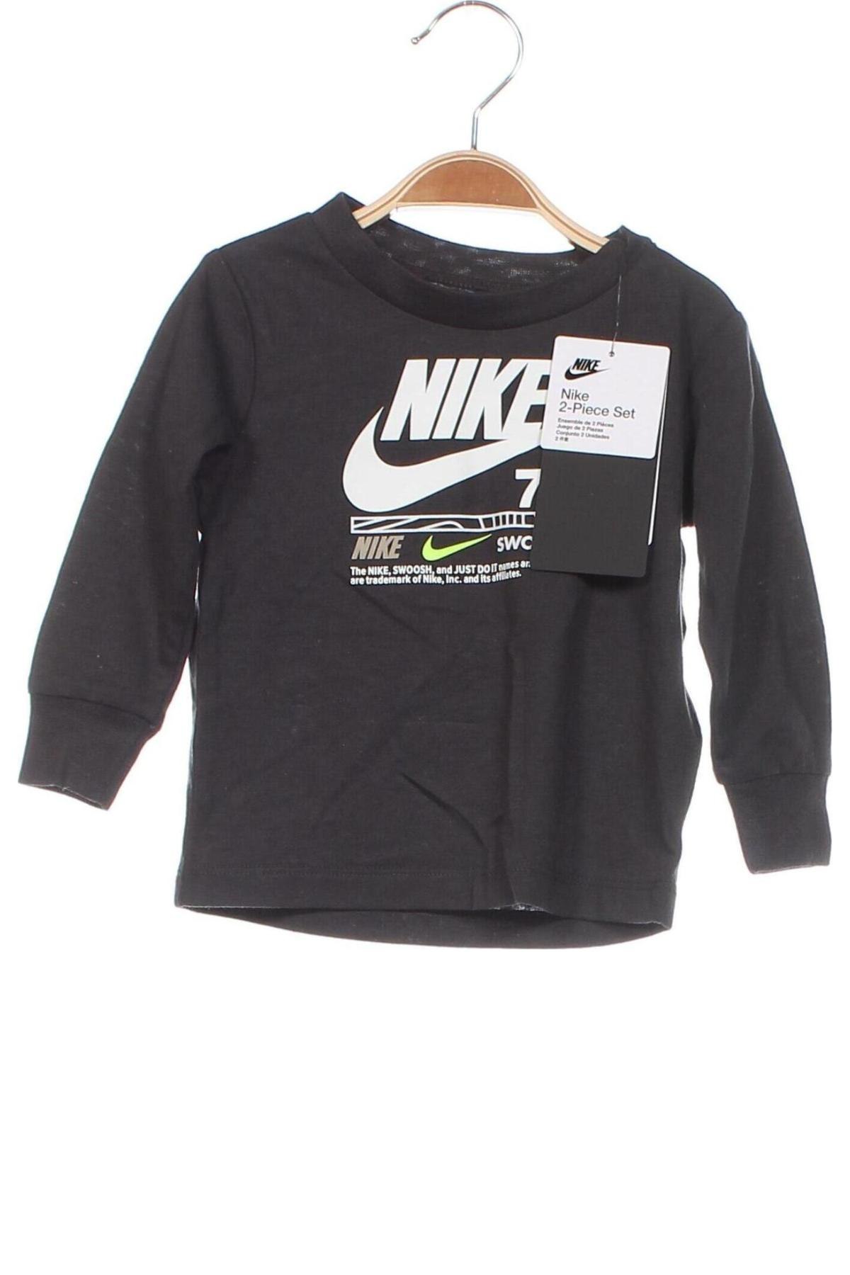 Detská blúzka  Nike, Veľkosť 9-12m/ 74-80 cm, Farba Sivá, Cena  10,95 €