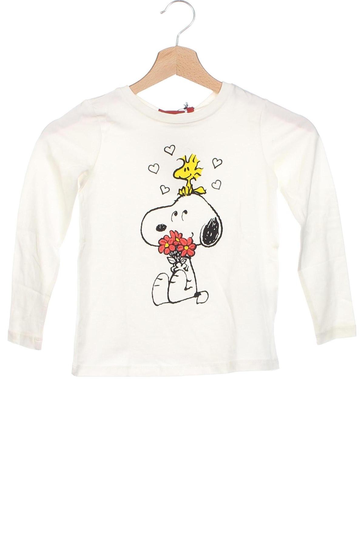 Dětská halenka  Peanuts, Velikost 6-7y/ 122-128 cm, Barva Bílá, Cena  261,00 Kč