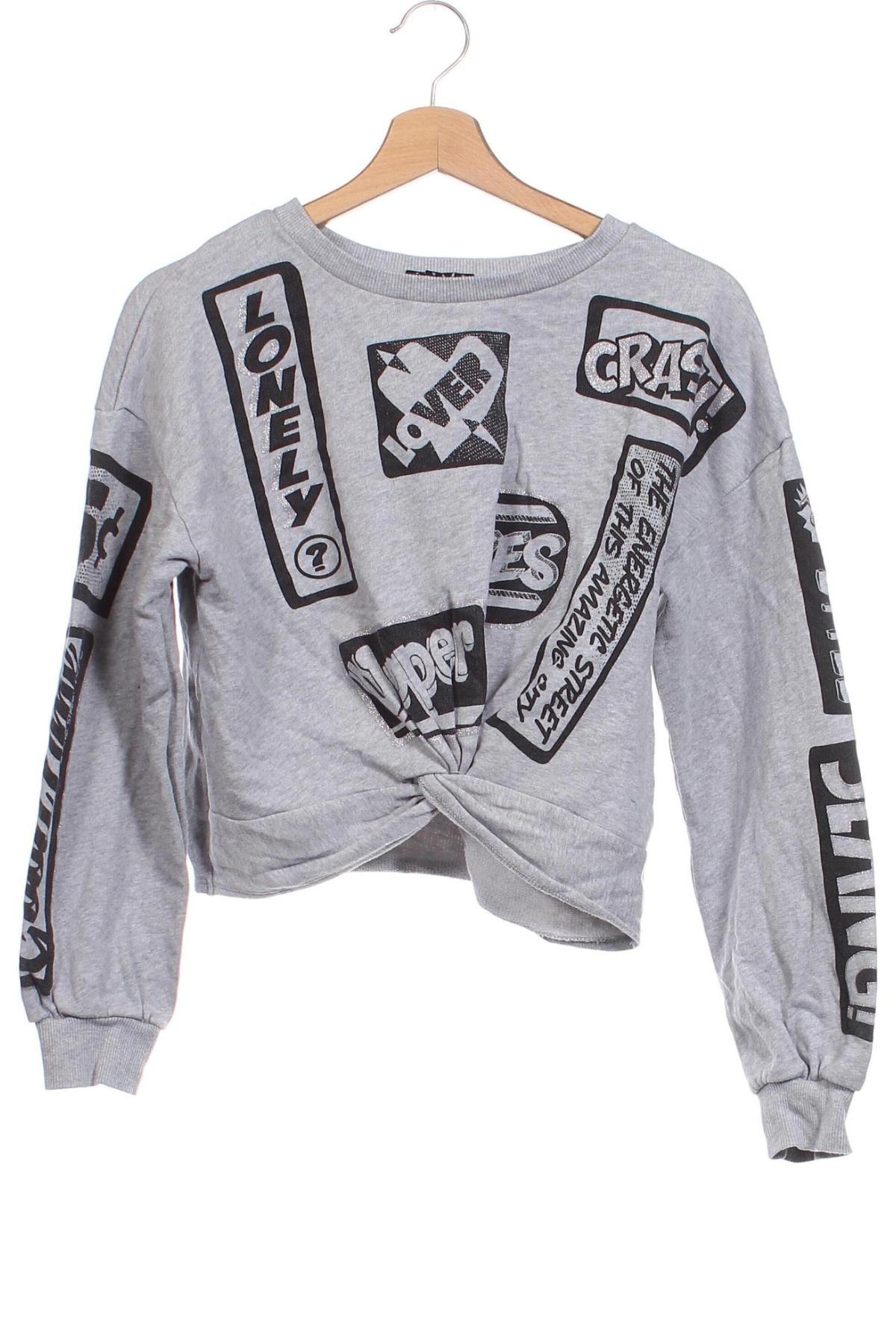 Kinder Shirt Sisley, Größe 14-15y/ 168-170 cm, Farbe Grau, Preis € 6,29