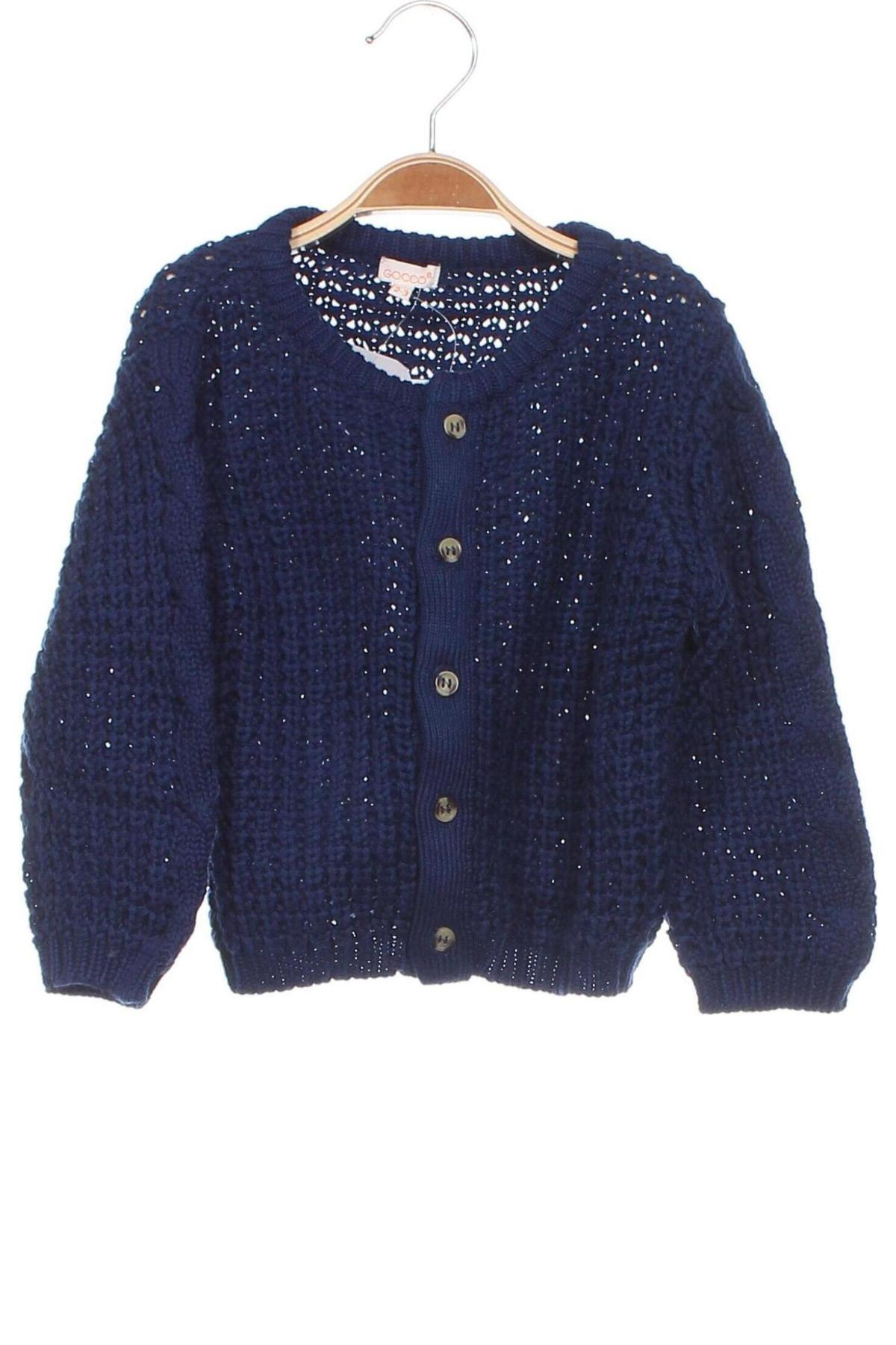 Kinder Strickjacke Gocco, Größe 2-3y/ 98-104 cm, Farbe Blau, Preis € 7,99