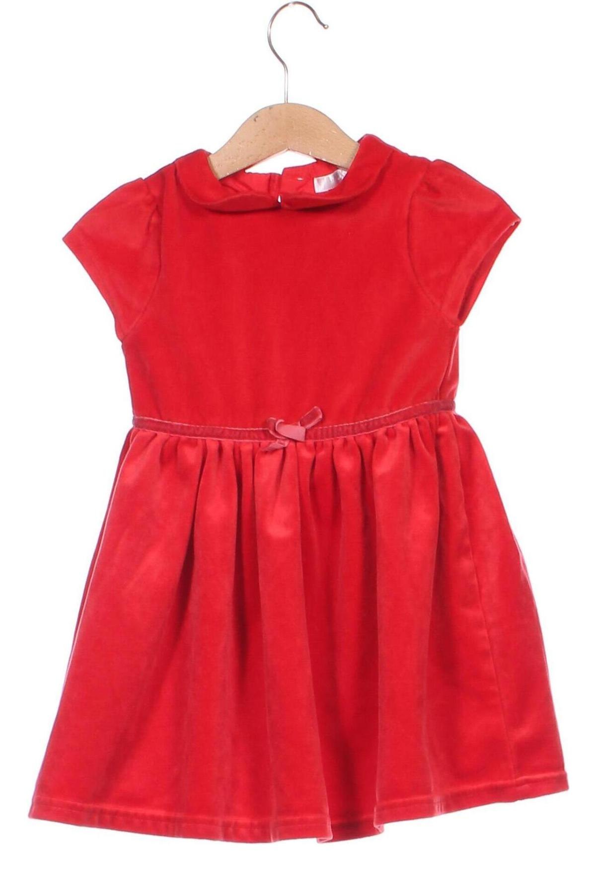 Kinderkleid, Größe 12-18m/ 80-86 cm, Farbe Rot, Preis 5,29 €