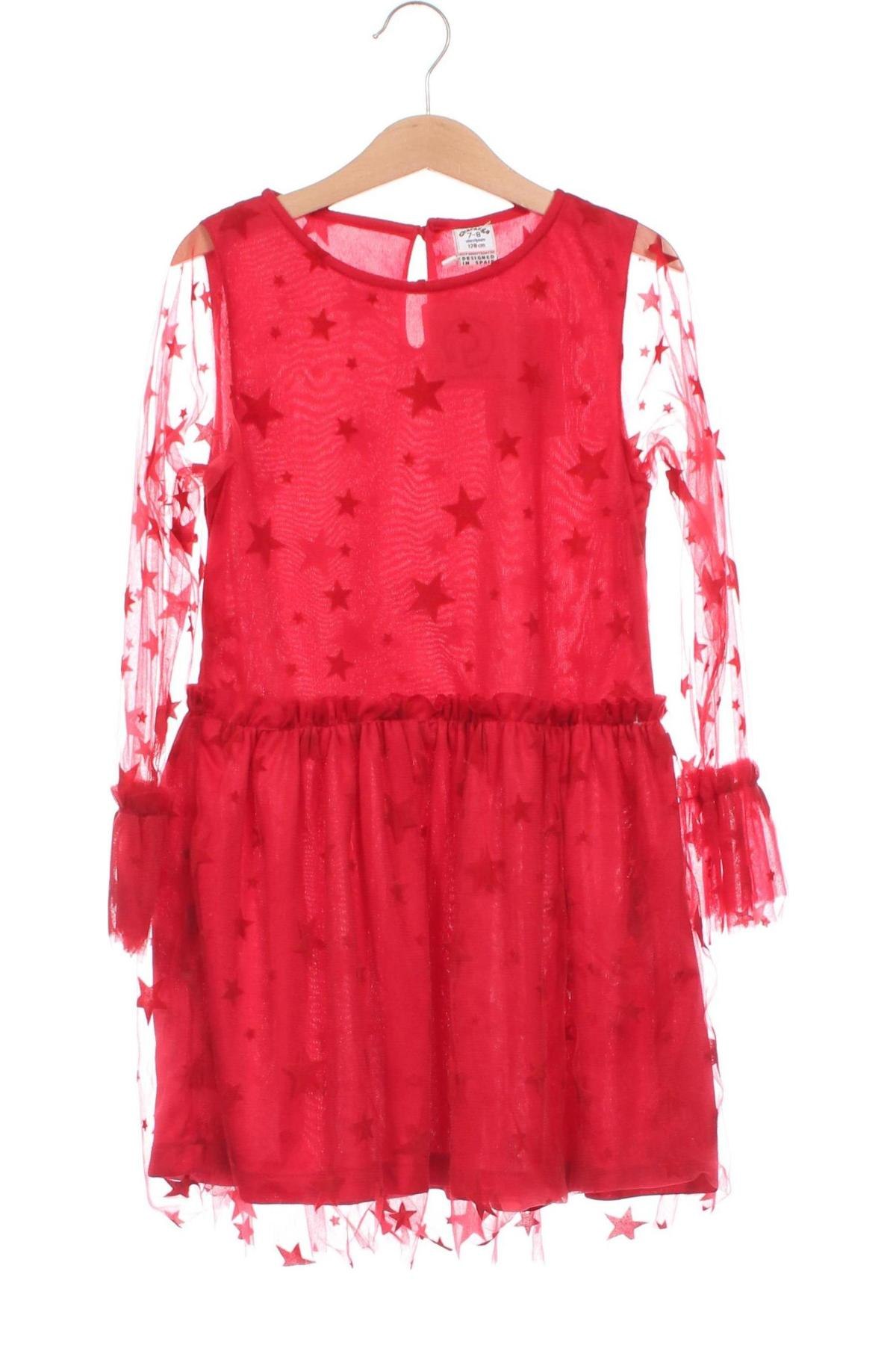 Kinderkleid Charanga, Größe 6-7y/ 122-128 cm, Farbe Rot, Preis 25,26 €