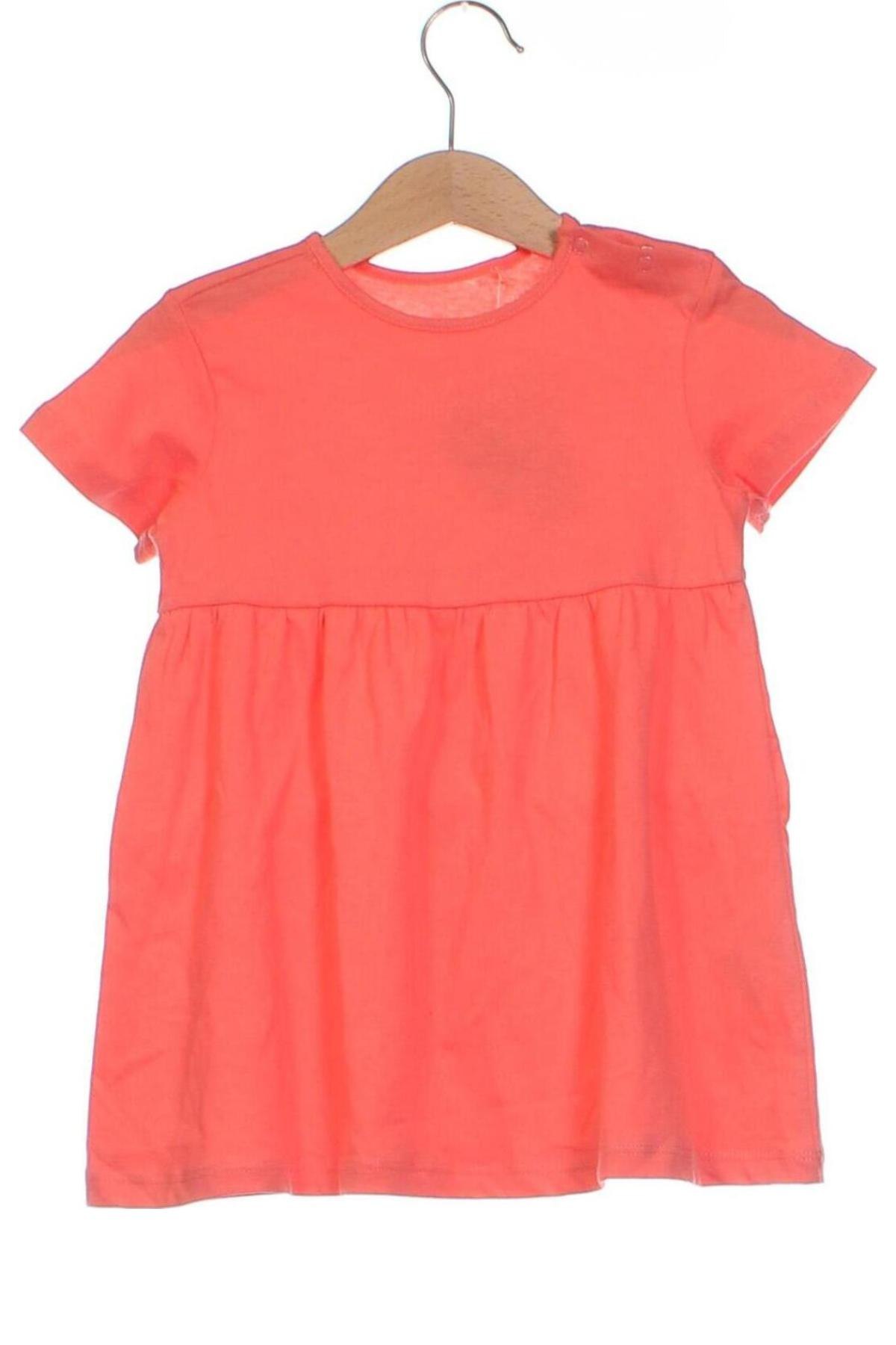 Kinderkleid Coolclub, Größe 9-12m/ 74-80 cm, Farbe Orange, Preis 6,29 €