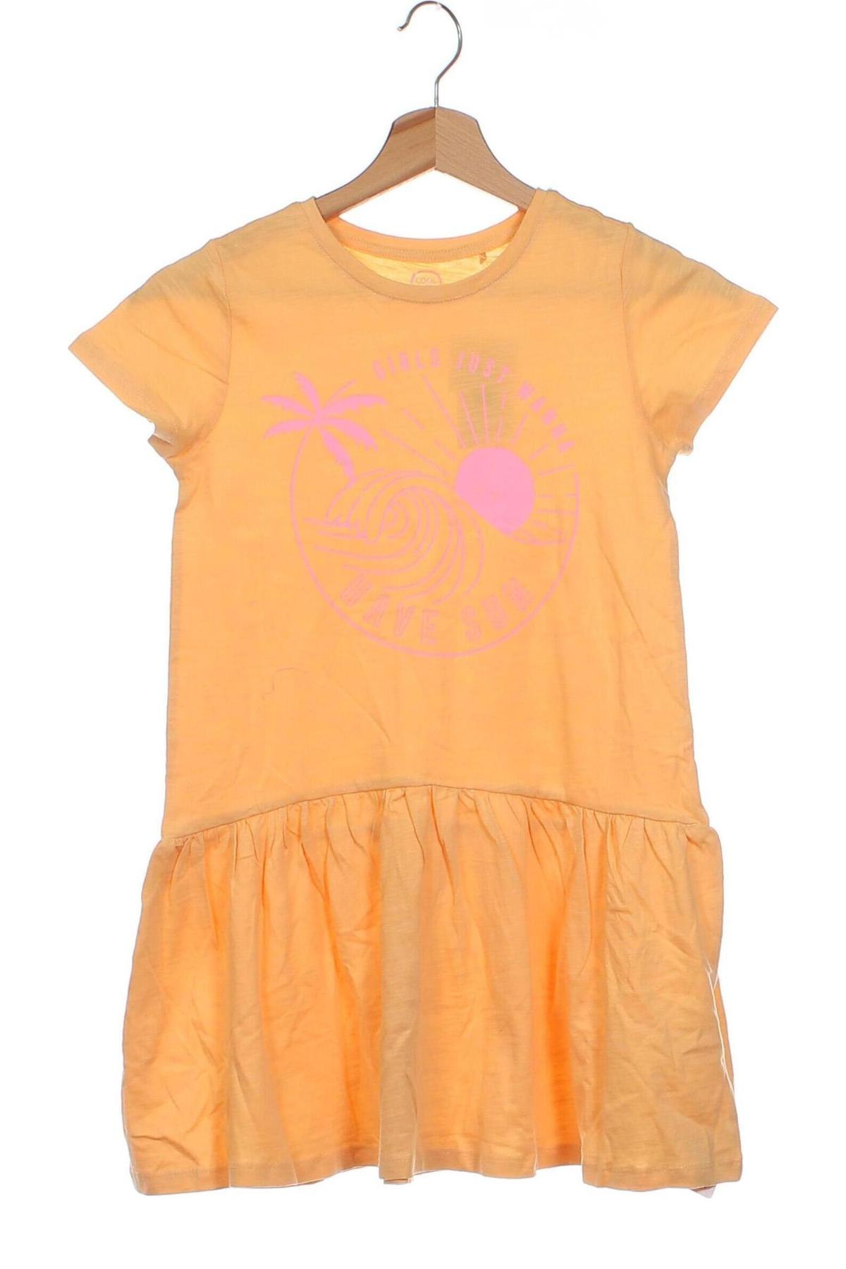 Kinderkleid Coolclub, Größe 8-9y/ 134-140 cm, Farbe Orange, Preis 5,99 €