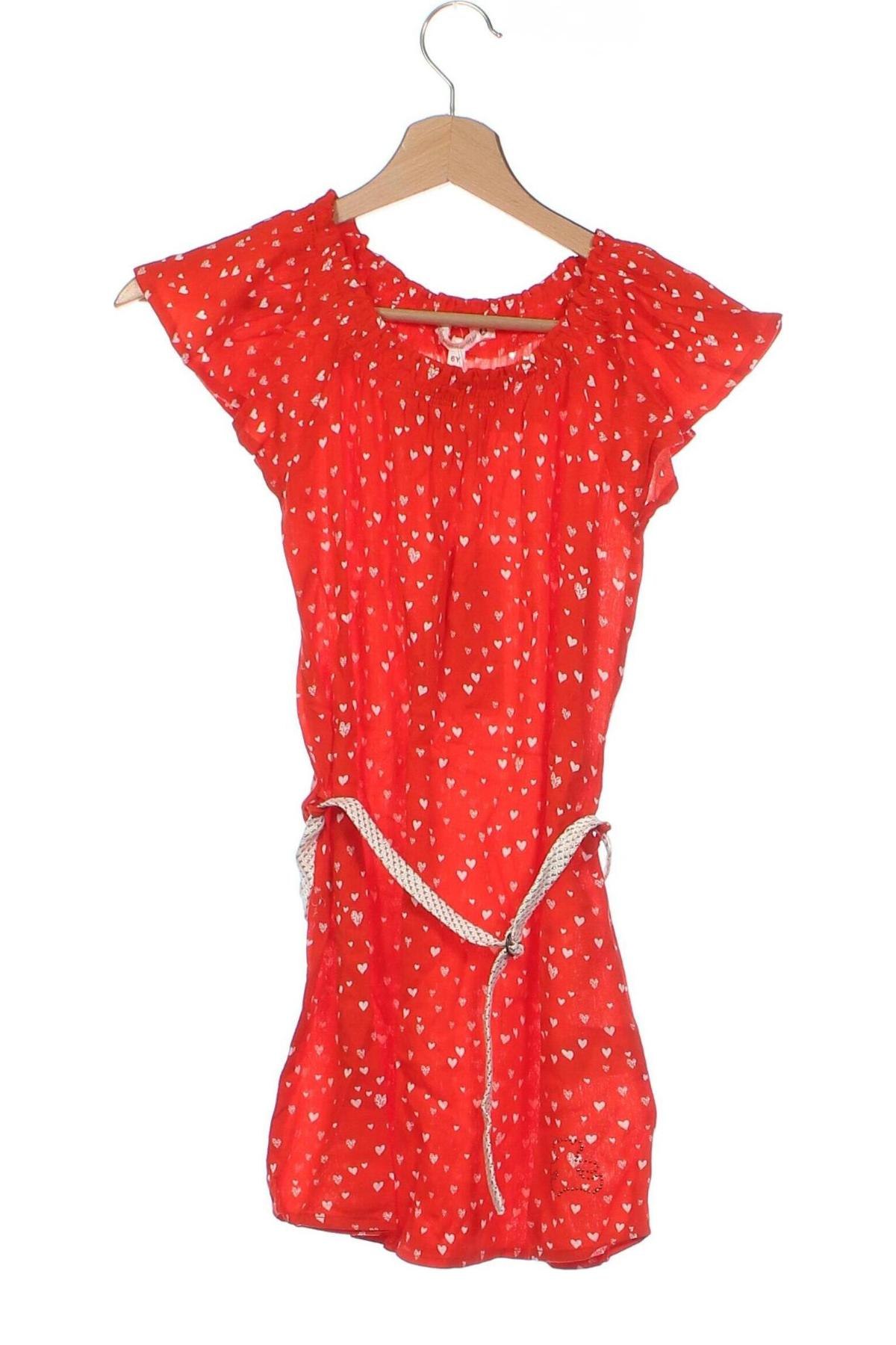 Kinderkleid LuluCastagnette, Größe 6-7y/ 122-128 cm, Farbe Rot, Preis € 10,99