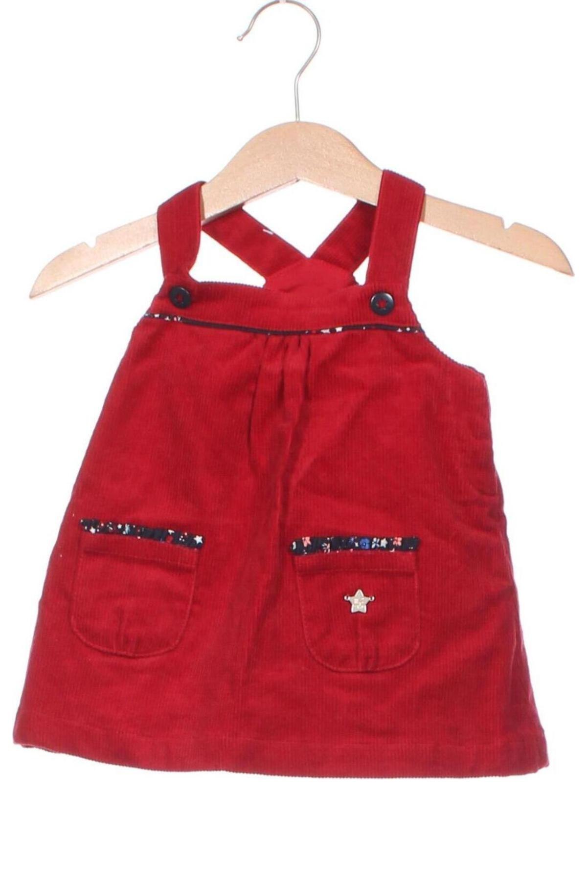 Kinderkleid Sergent Major, Größe 2-3m/ 56-62 cm, Farbe Rot, Preis 35,57 €