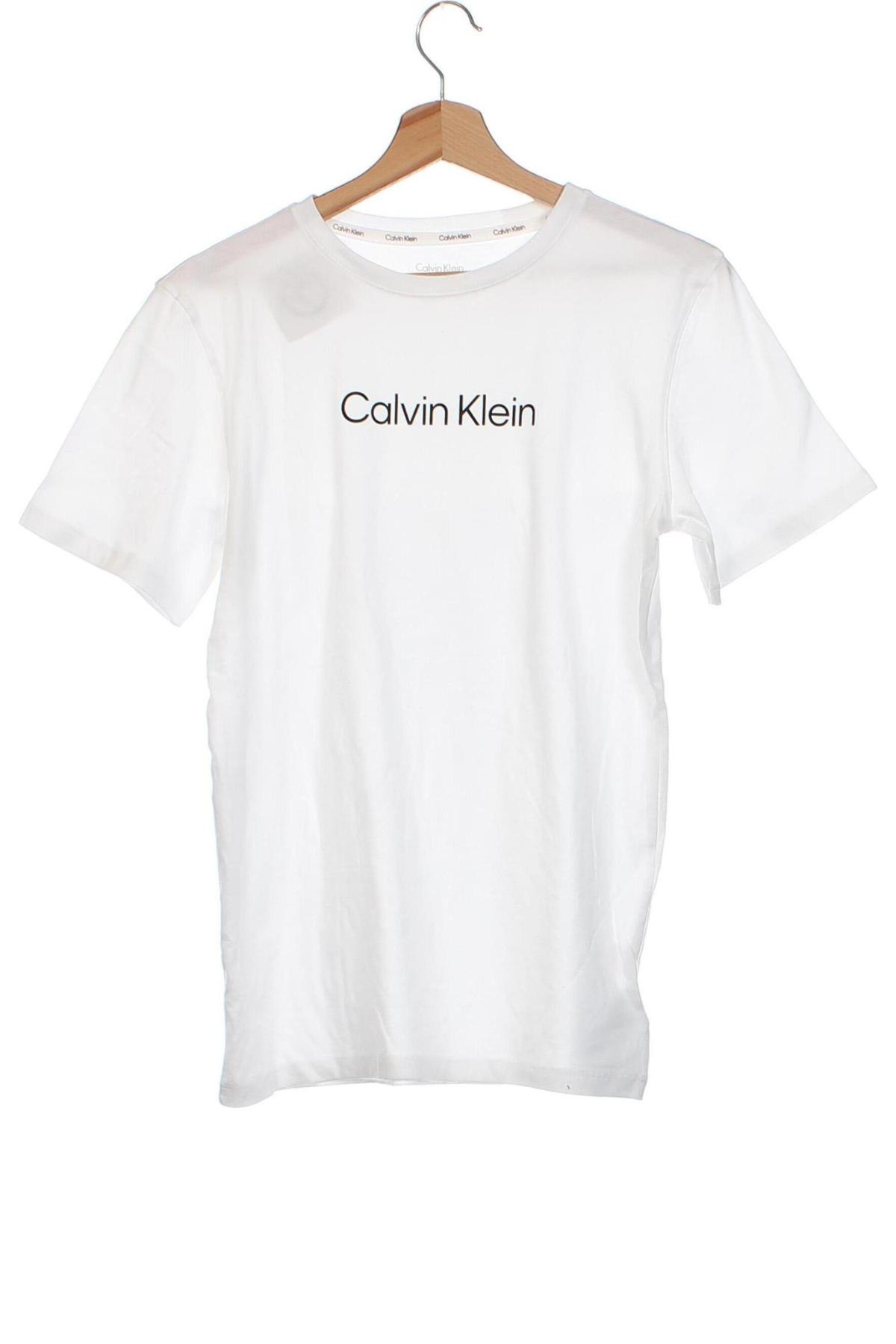 Παιδικό μπλουζάκι Calvin Klein, Μέγεθος 15-18y/ 170-176 εκ., Χρώμα Λευκό, Τιμή 17,99 €