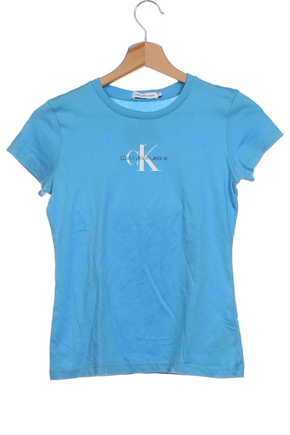 Kinder T-Shirt Calvin Klein Jeans, Größe 11-12y/ 152-158 cm, Farbe Blau, Preis € 27,99