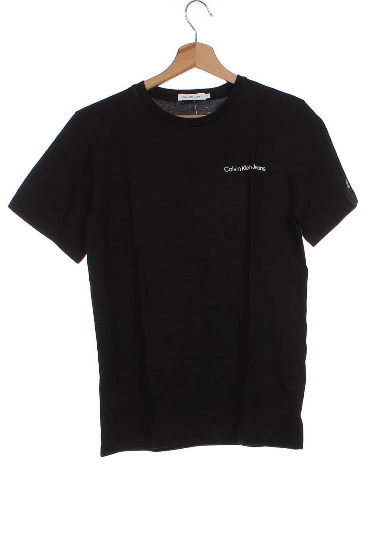 Tricou pentru copii Calvin Klein Jeans, Mărime 15-18y/ 170-176 cm, Culoare Negru, Preț 79,99 Lei