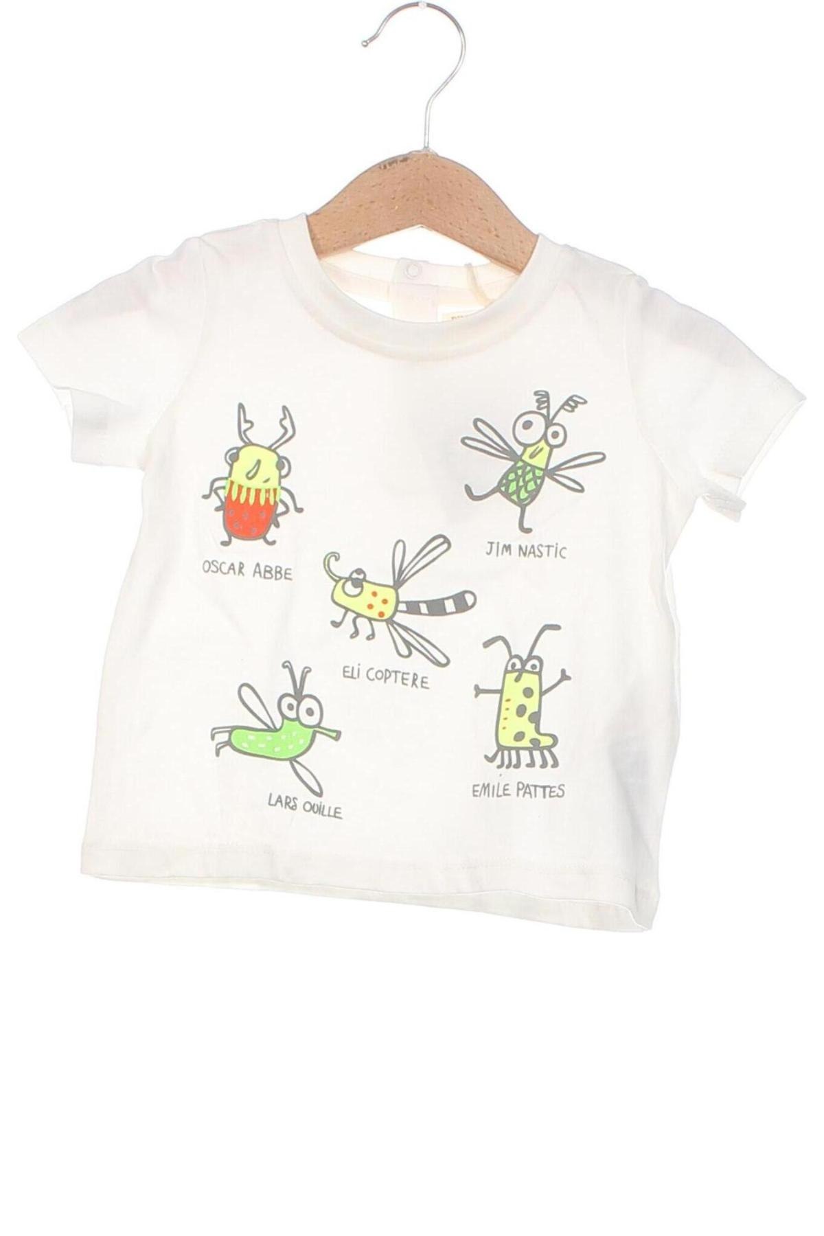 Kinder T-Shirt Du Pareil Au Meme, Größe 6-9m/ 68-74 cm, Farbe Weiß, Preis € 8,25