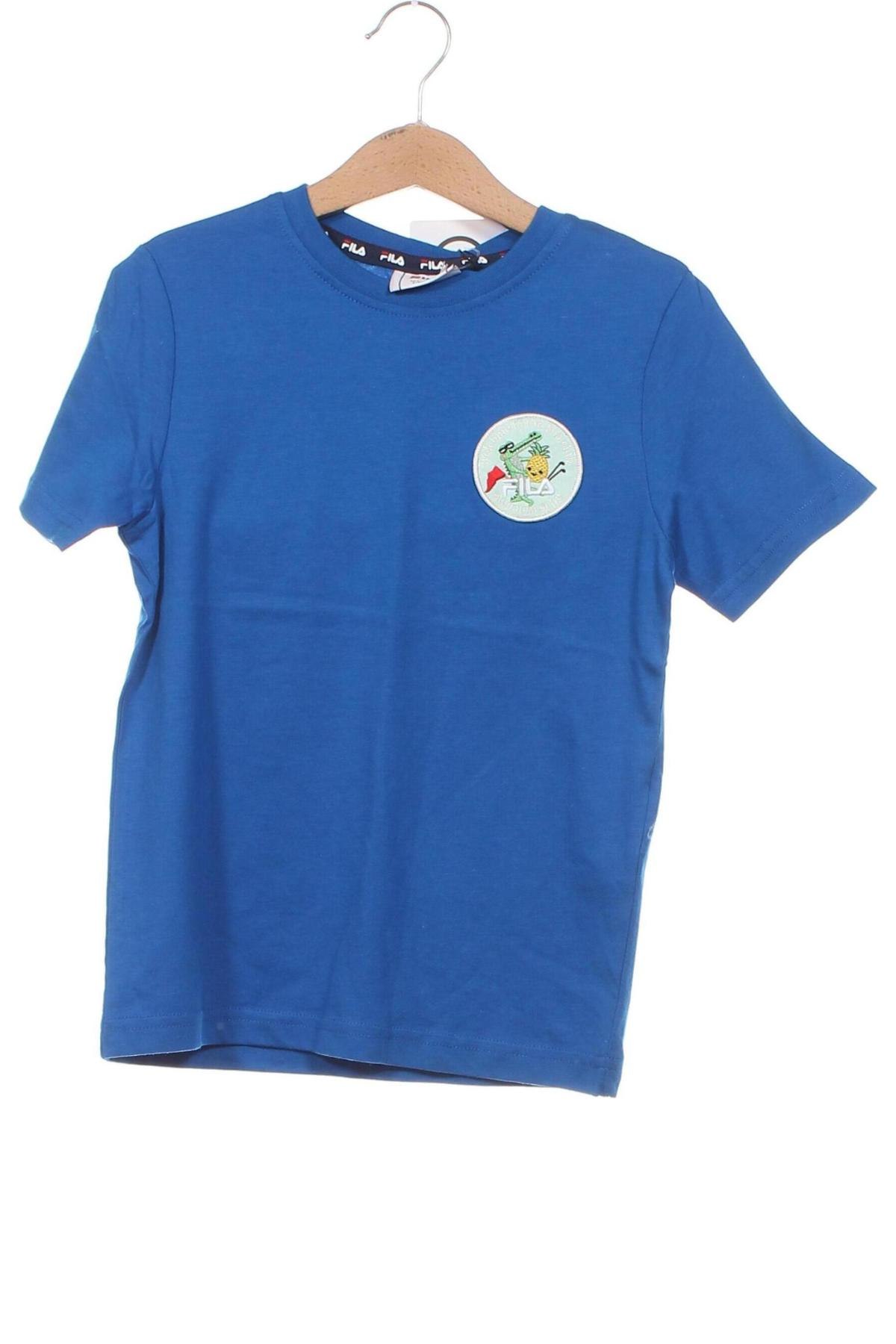 Kinder T-Shirt FILA, Größe 6-7y/ 122-128 cm, Farbe Blau, Preis 26,29 €