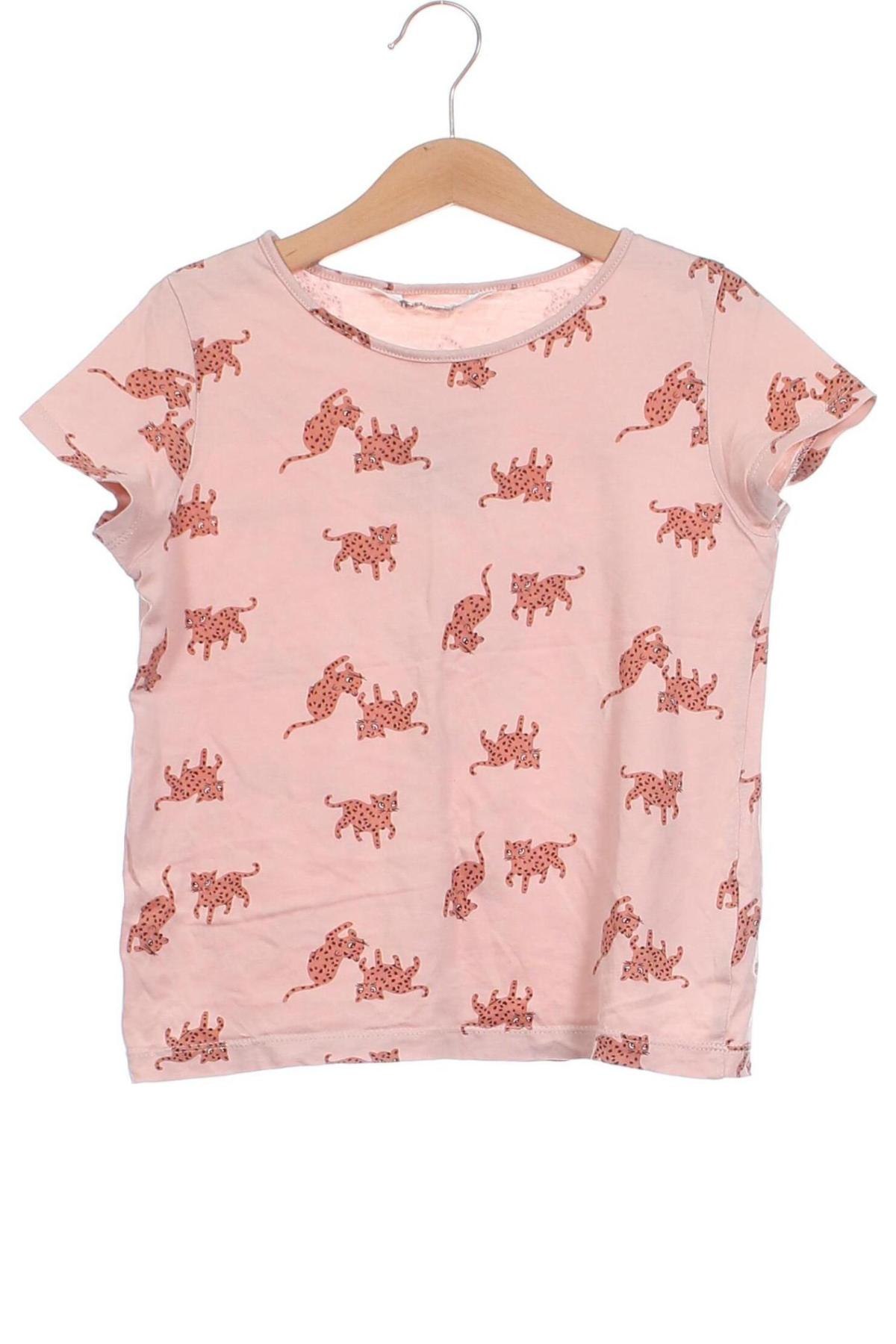 Kinder T-Shirt H&M, Größe 6-7y/ 122-128 cm, Farbe Rosa, Preis € 7,18