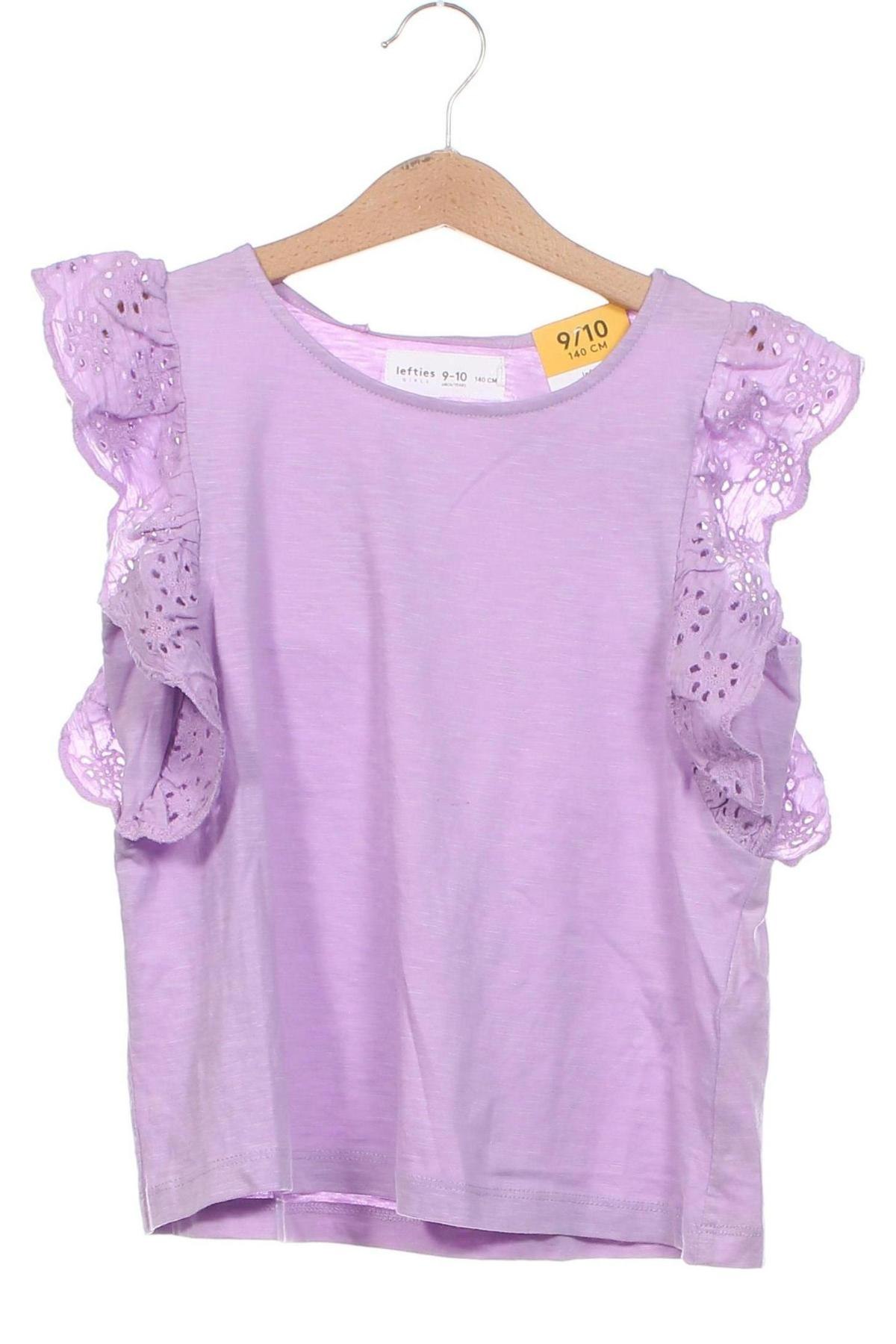 Kinder T-Shirt Lefties, Größe 8-9y/ 134-140 cm, Farbe Lila, Preis 8,25 €