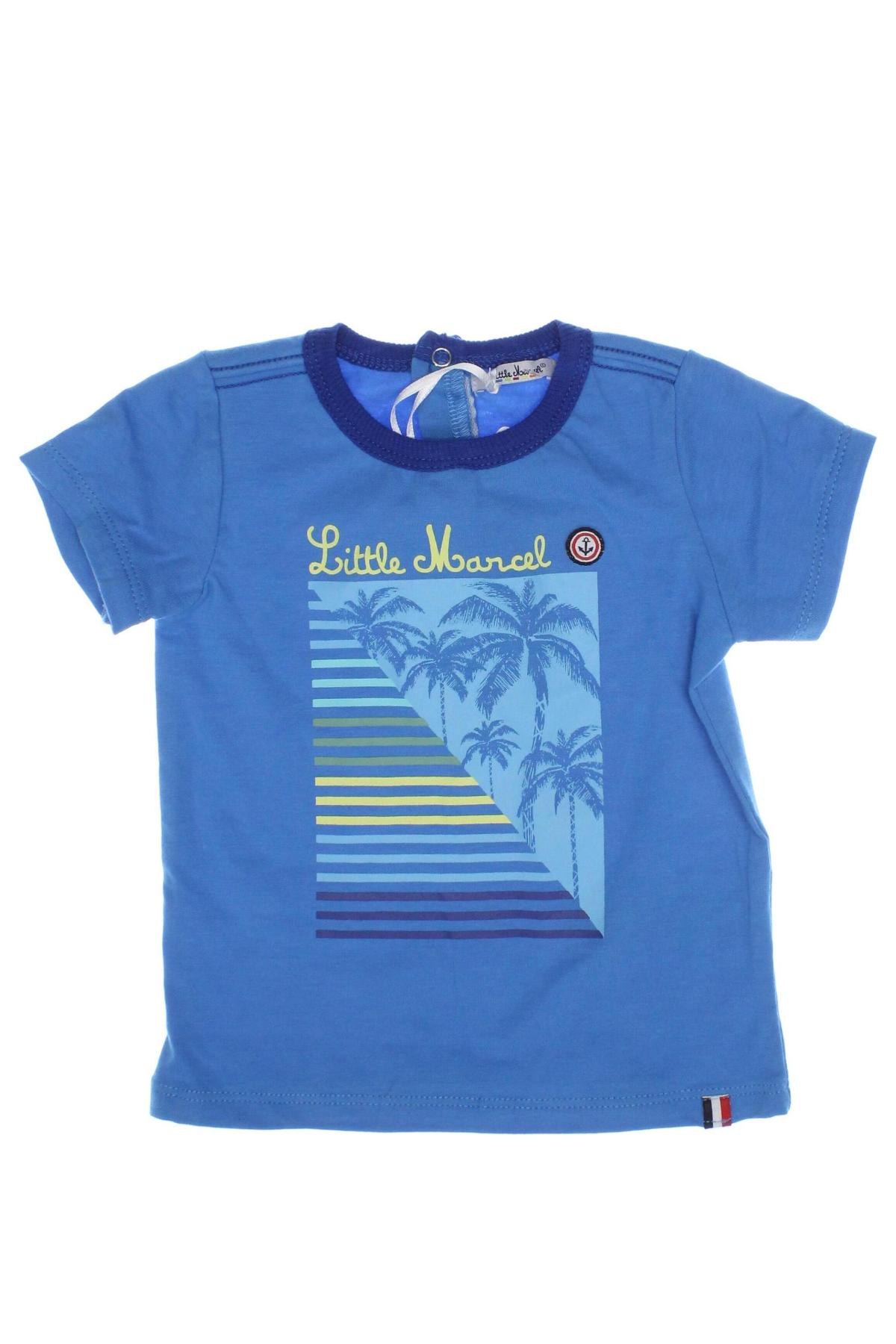 Kinder T-Shirt Little Marcel, Größe 3-6m/ 62-68 cm, Farbe Blau, Preis € 4,99