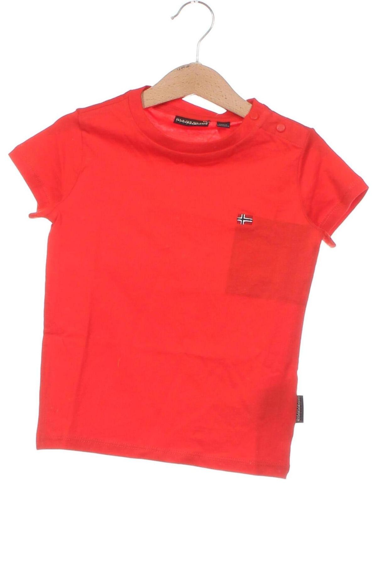 Kinder T-Shirt Napapijri, Größe 2-3y/ 98-104 cm, Farbe Rot, Preis € 32,99