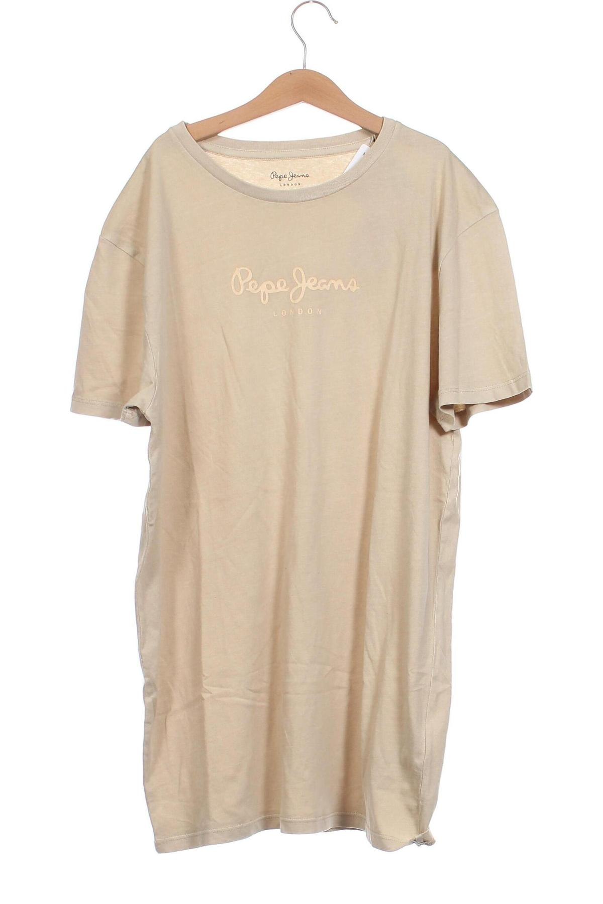 Kinder T-Shirt Pepe Jeans, Größe 15-18y/ 170-176 cm, Farbe Beige, Preis 26,29 €