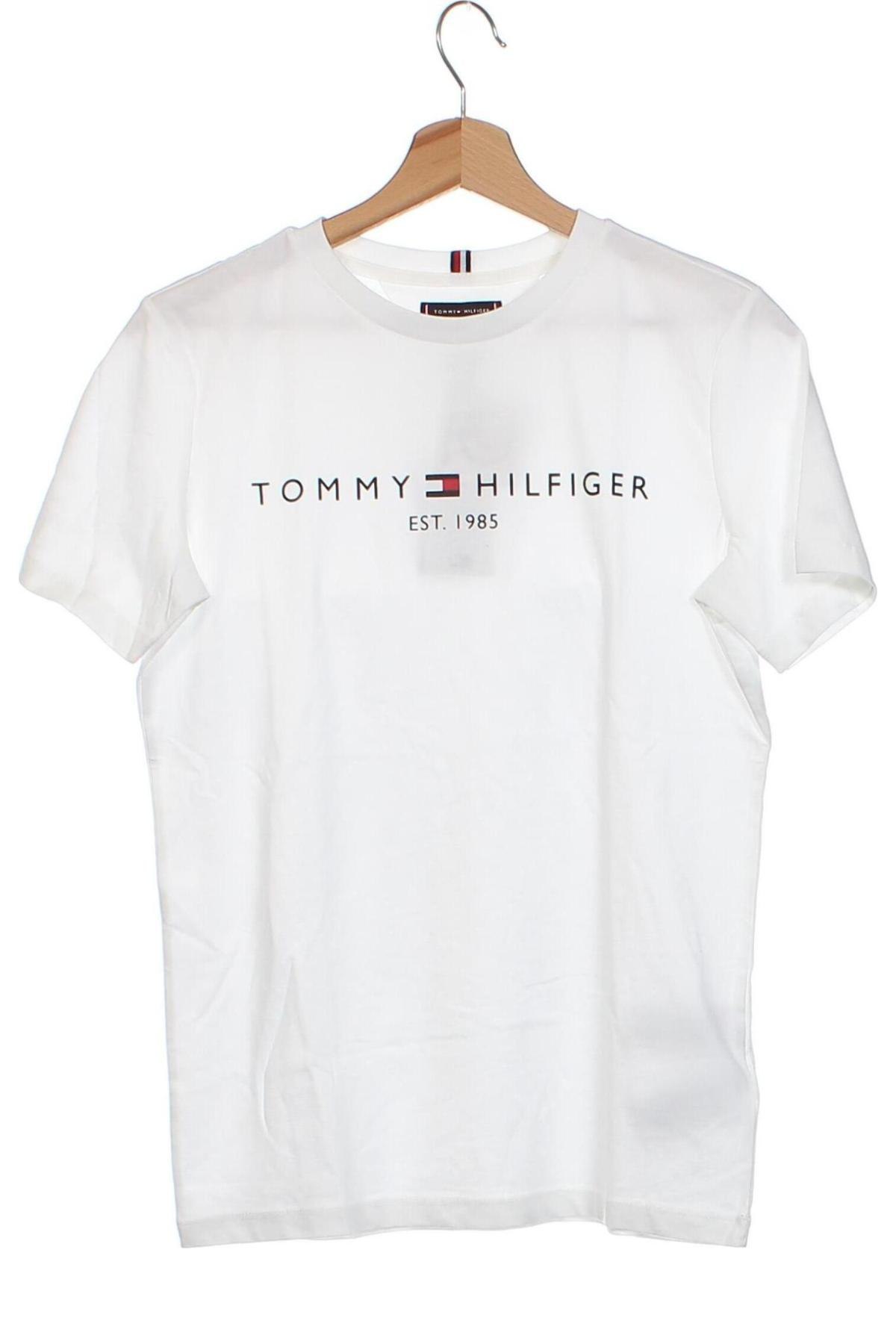 Kinder T-Shirt Tommy Hilfiger, Größe 13-14y/ 164-168 cm, Farbe Weiß, Preis 34,29 €