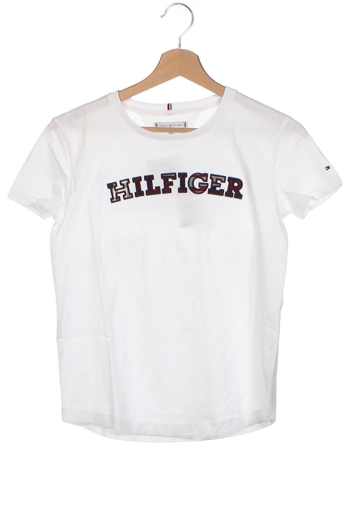 Kinder T-Shirt Tommy Hilfiger, Größe 13-14y/ 164-168 cm, Farbe Weiß, Preis € 34,29