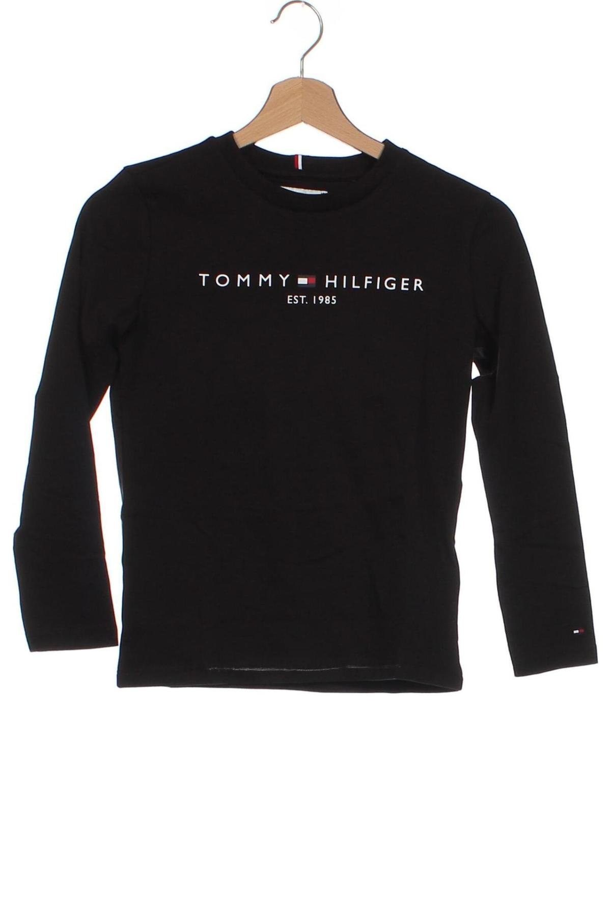 Dziecięcy T-shirt Tommy Hilfiger, Rozmiar 8-9y/ 134-140 cm, Kolor Czarny, Cena 156,99 zł