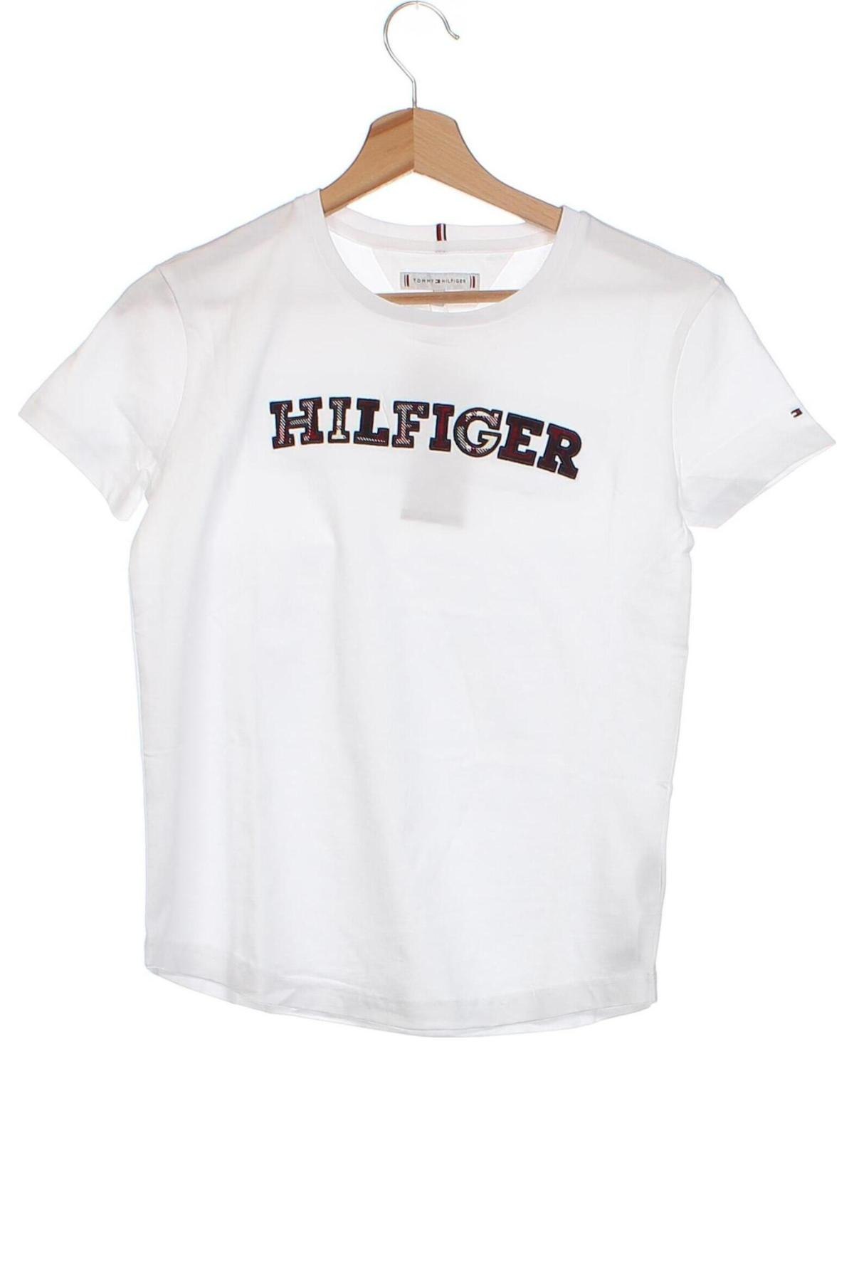 Παιδικό μπλουζάκι Tommy Hilfiger, Μέγεθος 13-14y/ 164-168 εκ., Χρώμα Λευκό, Τιμή 30,99 €