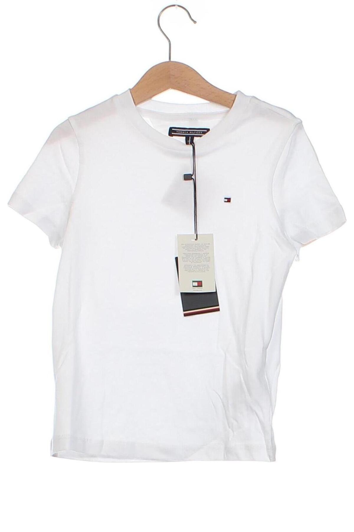 Tricou pentru copii Tommy Hilfiger, Mărime 4-5y/ 110-116 cm, Culoare Alb, Preț 105,99 Lei