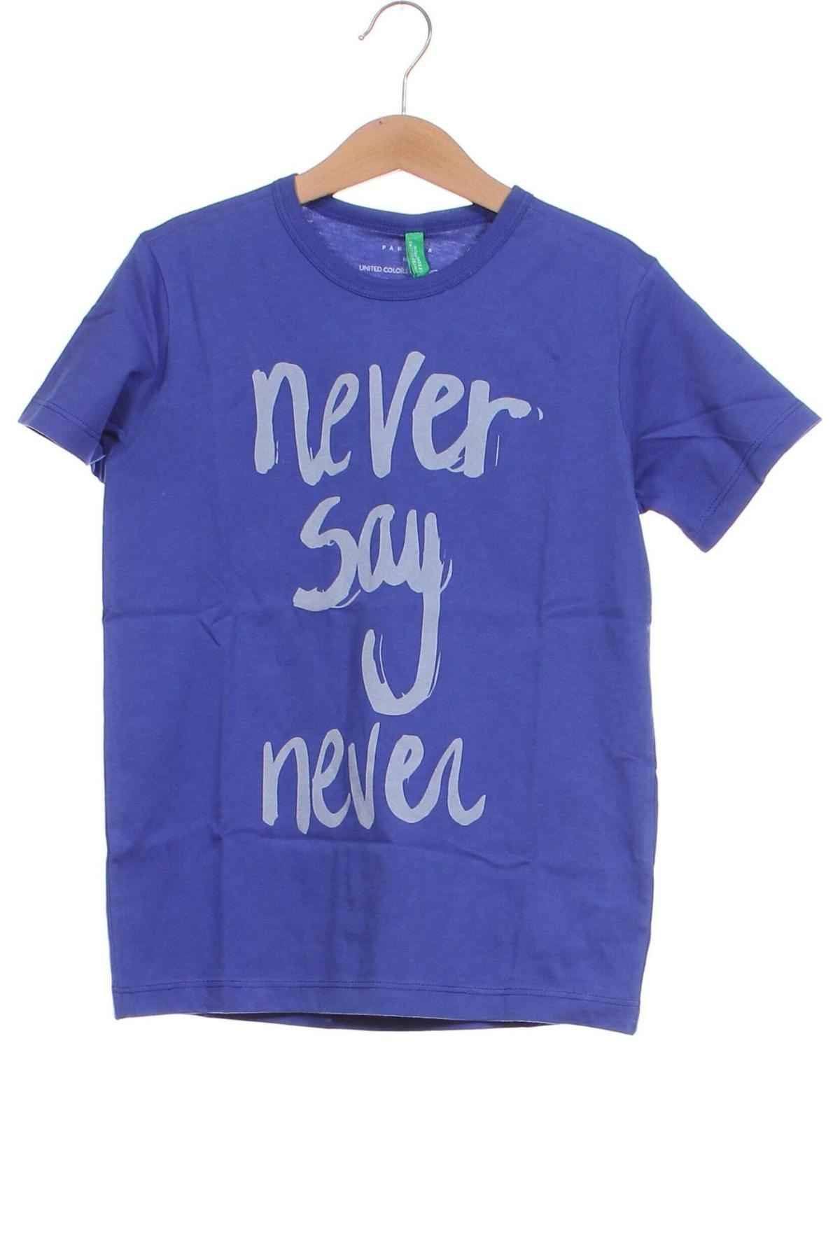 Kinder T-Shirt United Colors Of Benetton, Größe 7-8y/ 128-134 cm, Farbe Lila, Preis € 17,53