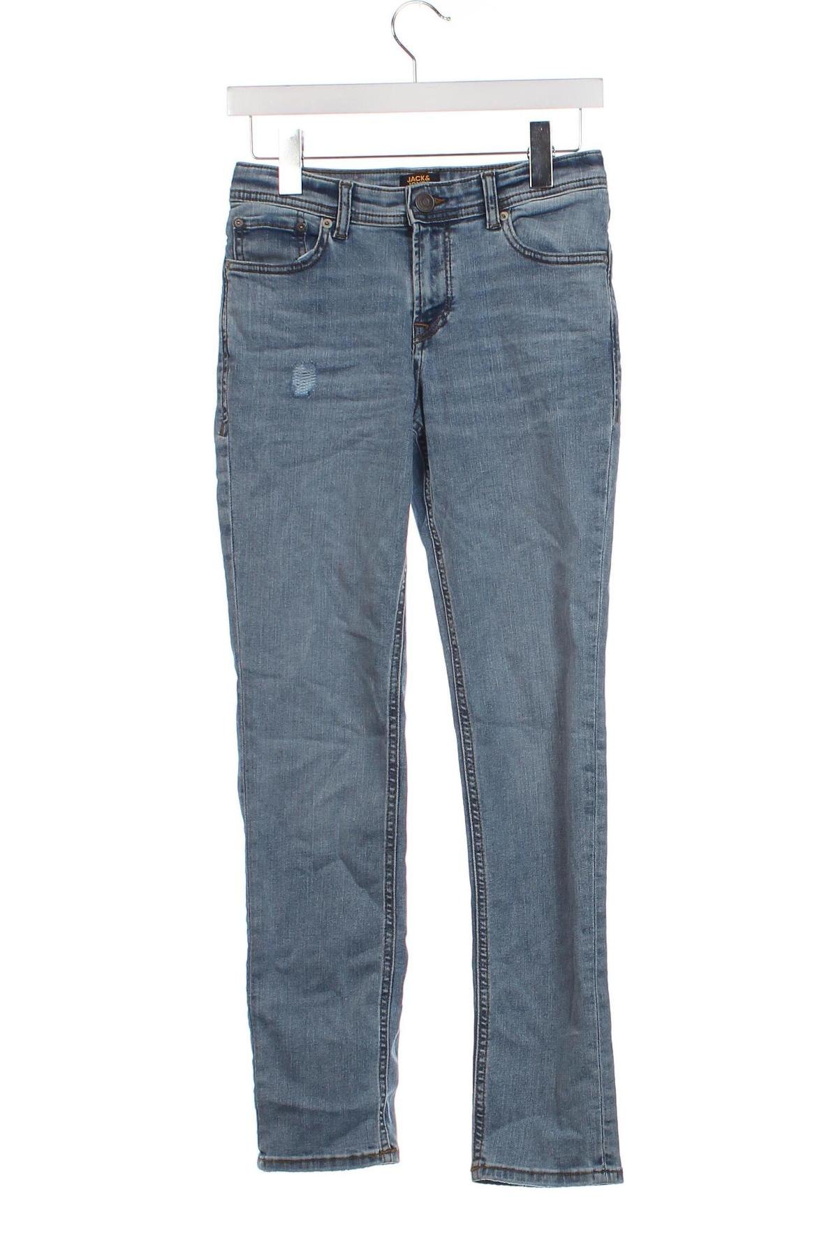 Dětské džíny  Jack & Jones, Velikost 11-12y/ 152-158 cm, Barva Modrá, Cena  155,00 Kč