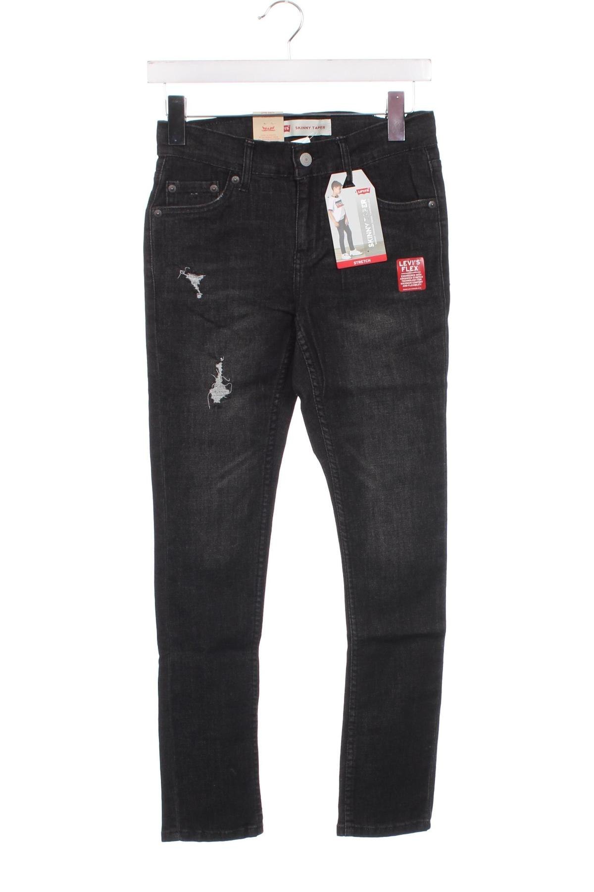 Blugi pentru copii Levi's, Mărime 11-12y/ 152-158 cm, Culoare Negru, Preț 338,82 Lei