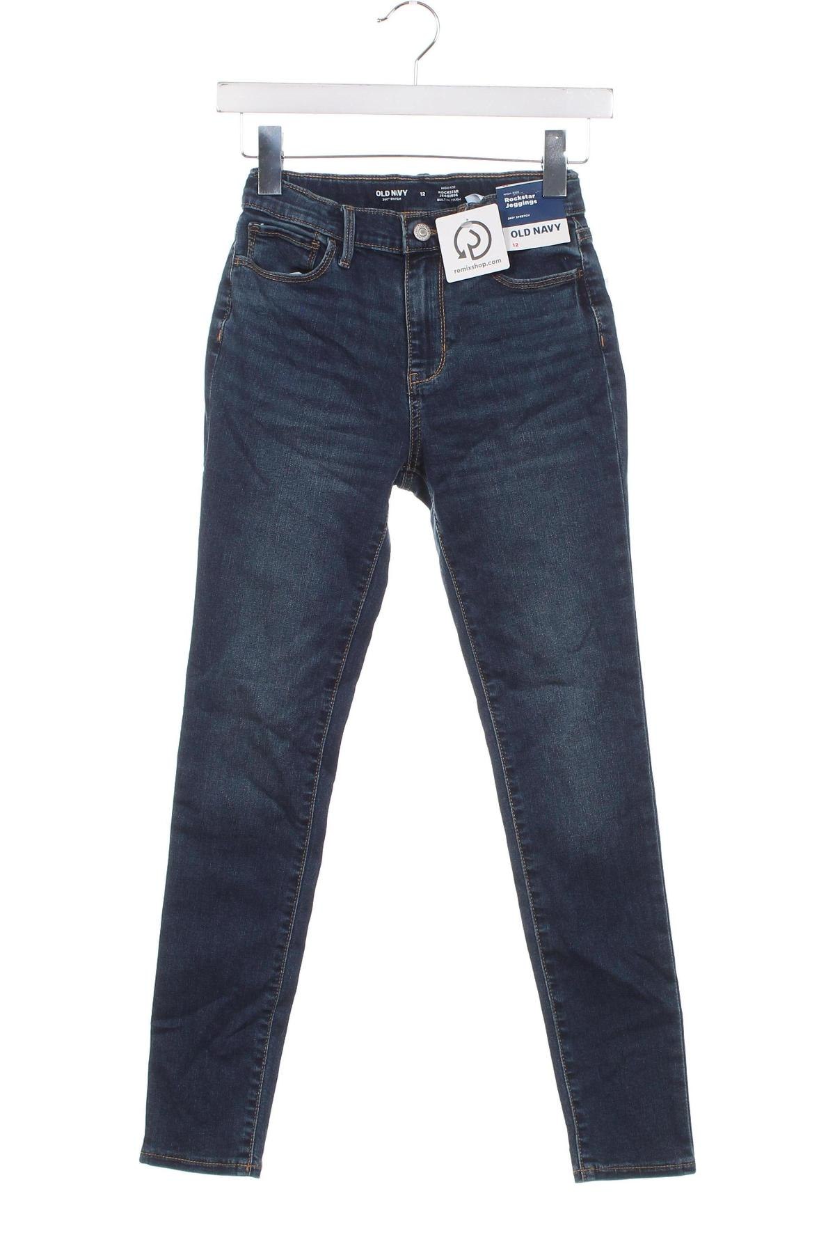 Dziecięce jeansy Old Navy, Rozmiar 11-12y/ 152-158 cm, Kolor Niebieski, Cena 217,50 zł