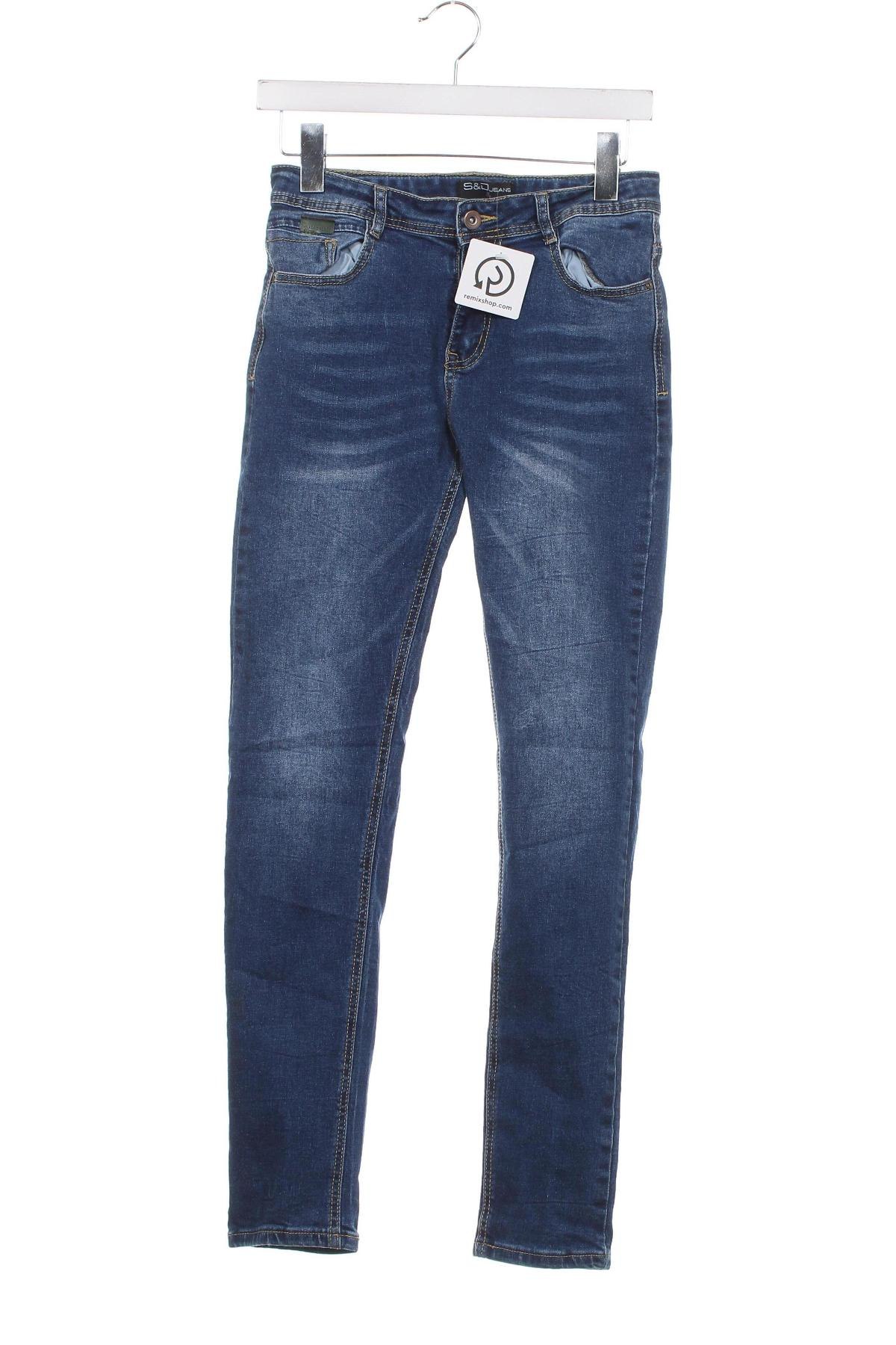 Kinderjeans S&D, Größe 15-18y/ 170-176 cm, Farbe Blau, Preis 6,99 €