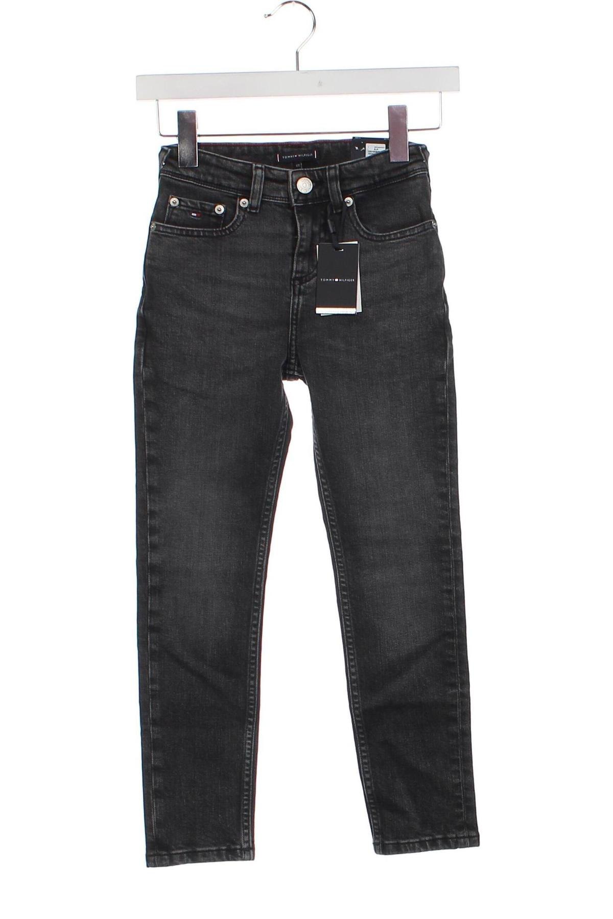 Dziecięce jeansy Tommy Hilfiger, Rozmiar 6-7y/ 122-128 cm, Kolor Szary, Cena 206,99 zł