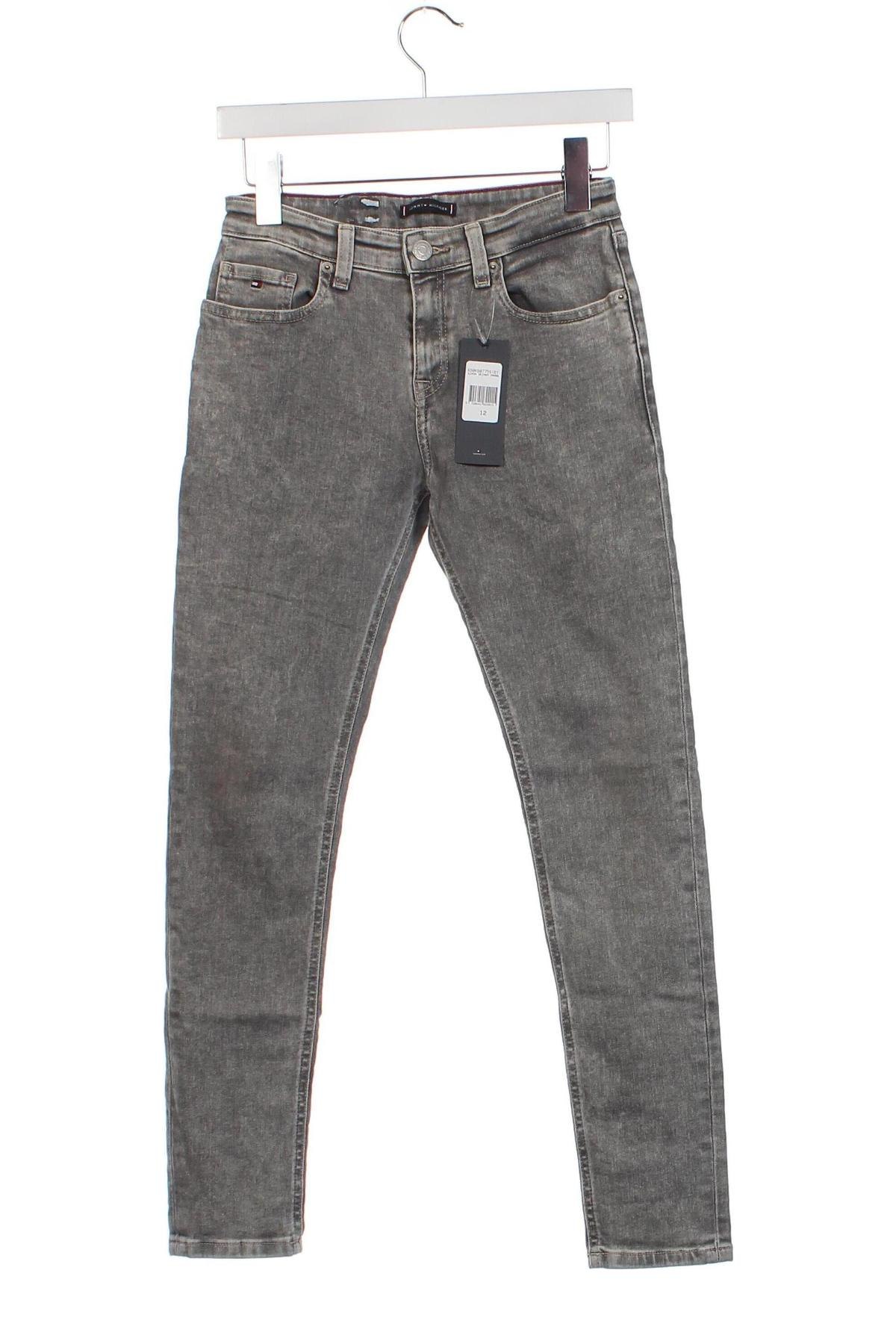 Kinderjeans Tommy Hilfiger, Größe 11-12y/ 152-158 cm, Farbe Grau, Preis € 41,99