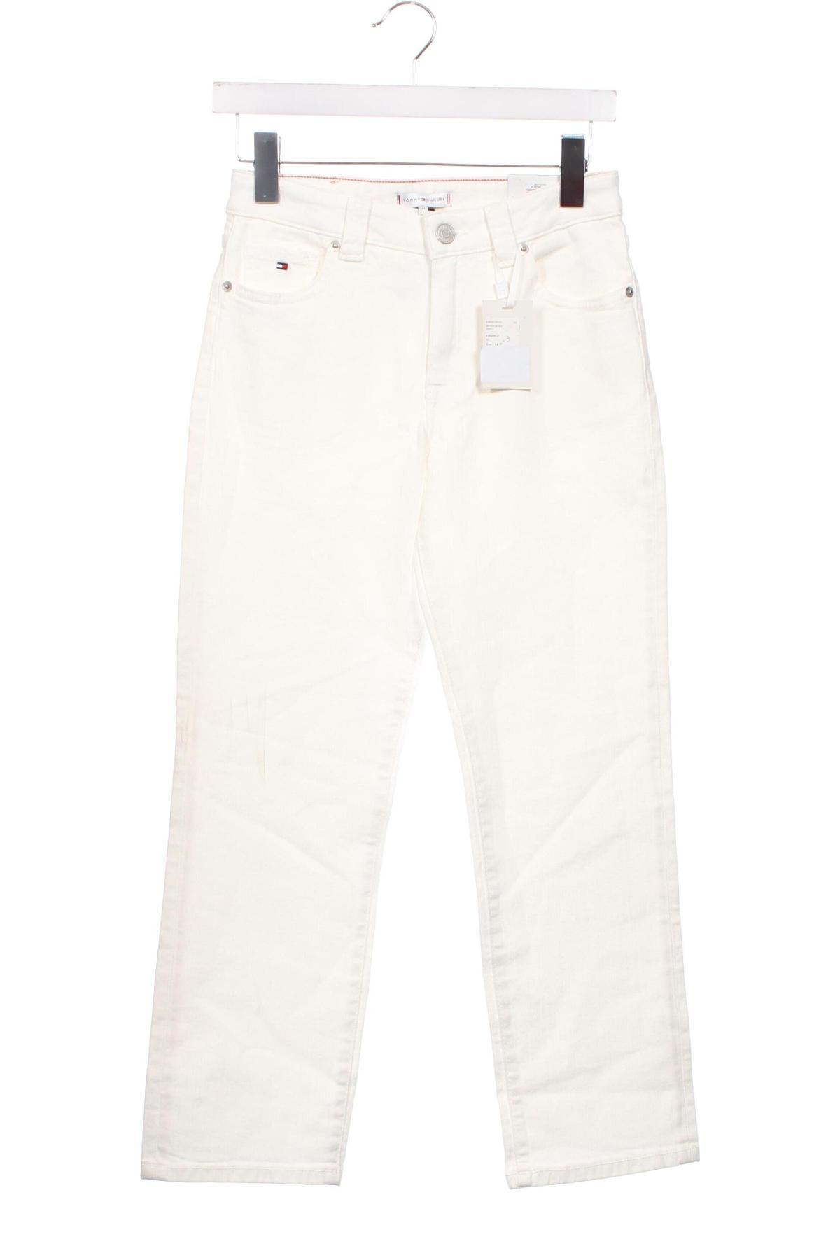 Kinderjeans Tommy Hilfiger, Größe 13-14y/ 164-168 cm, Farbe Weiß, Preis € 47,94