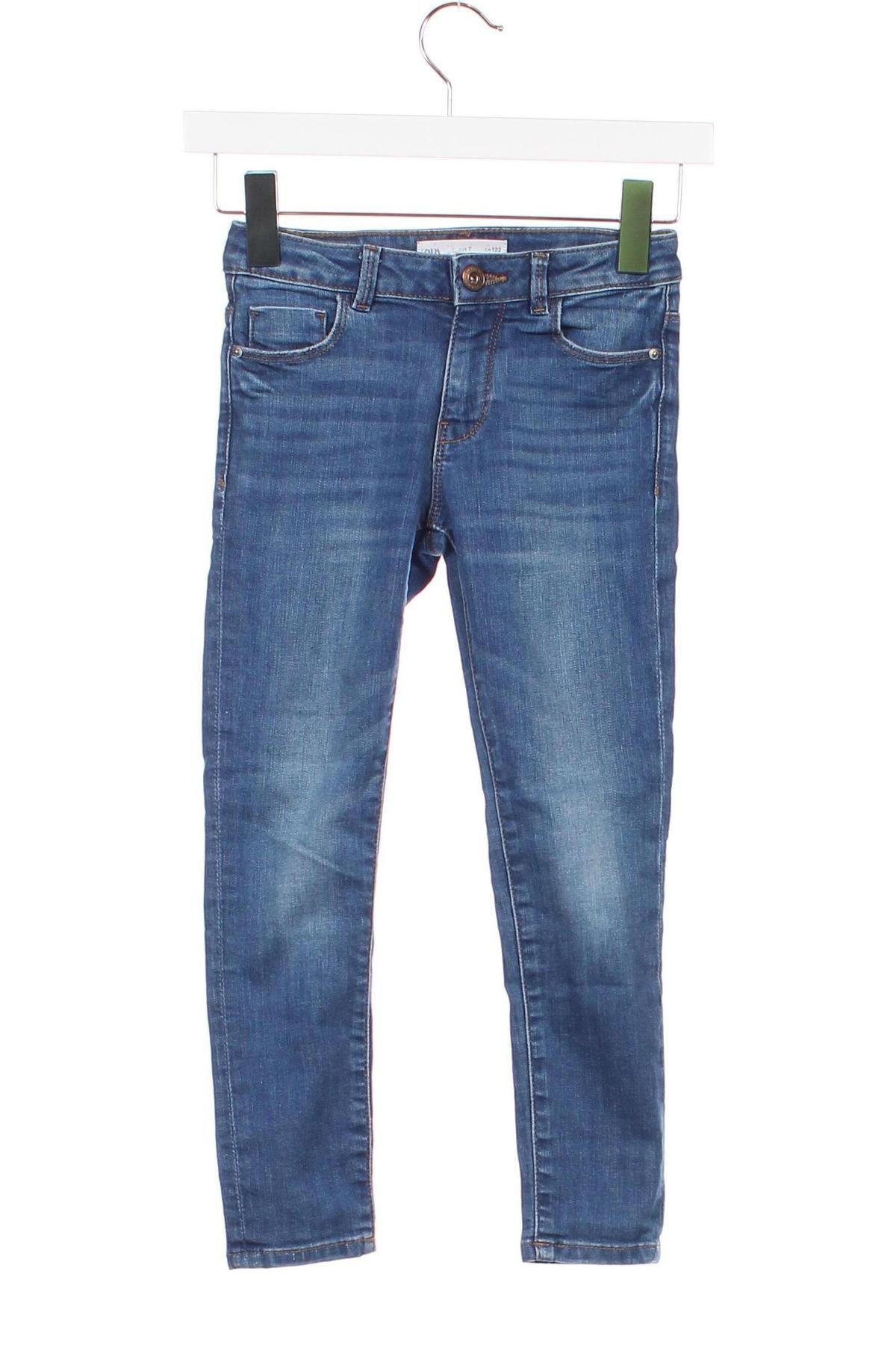 Dziecięce jeansy Zara Kids, Rozmiar 6-7y/ 122-128 cm, Kolor Niebieski, Cena 40,45 zł