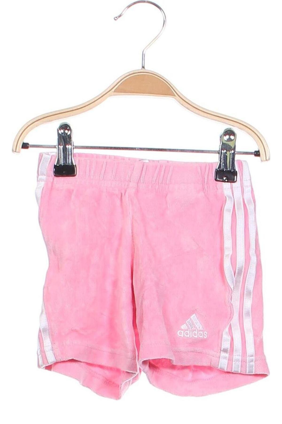 Kinder Shorts Adidas, Größe 12-18m/ 80-86 cm, Farbe Rosa, Preis 3,99 €