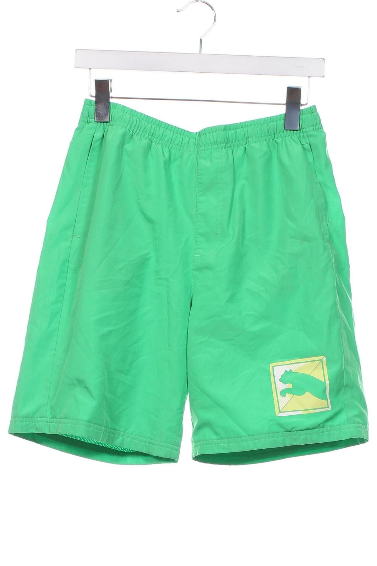 Kinder Shorts PUMA, Größe 14-15y/ 168-170 cm, Farbe Grün, Preis € 22,27