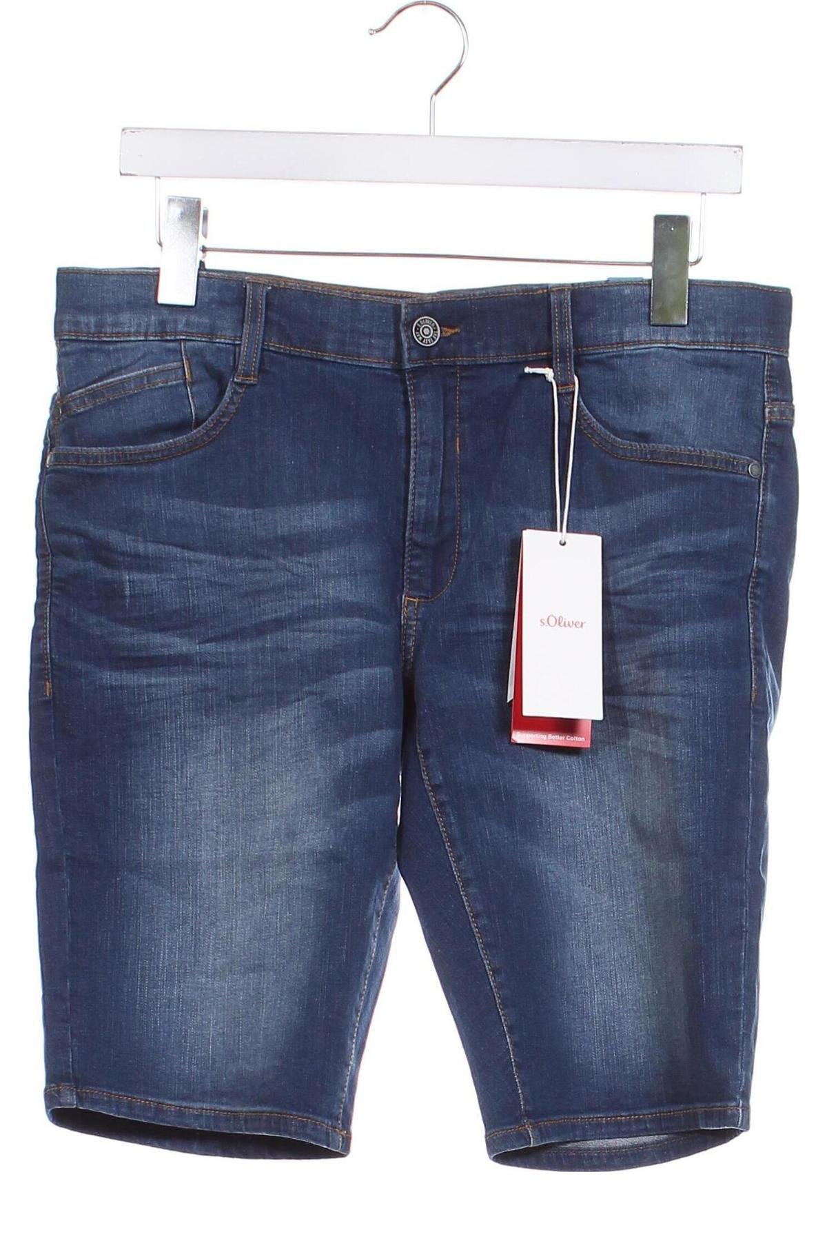 Kinder Shorts S.Oliver, Größe 11-12y/ 152-158 cm, Farbe Blau, Preis 8,49 €