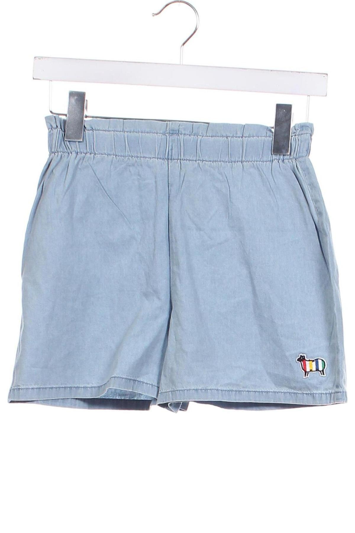 Pantaloni scurți pentru copii United Colors Of Benetton, Mărime 11-12y/ 152-158 cm, Culoare Albastru, Preț 167,76 Lei