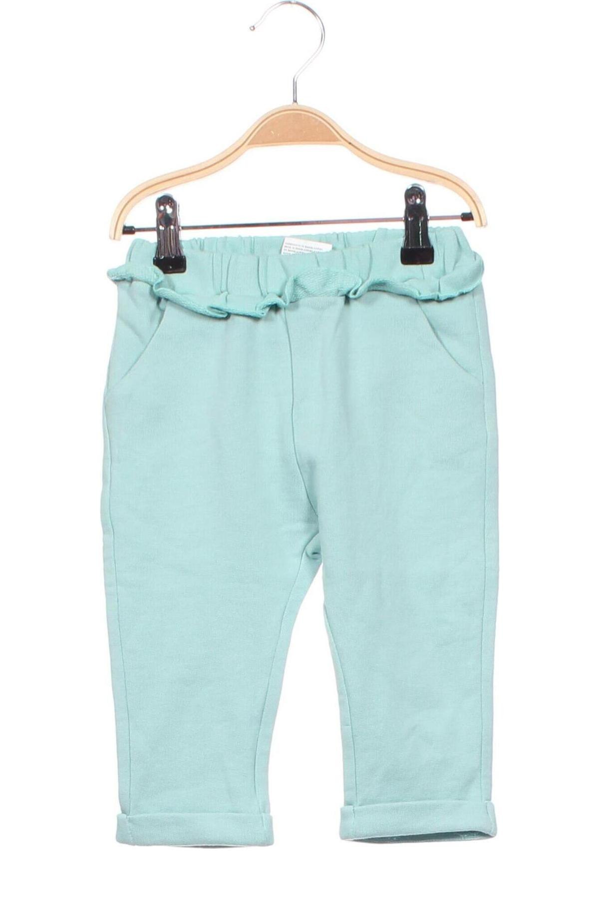 Pantaloni pentru copii United Colors Of Benetton, Mărime 12-18m/ 80-86 cm, Culoare Albastru, Preț 223,68 Lei