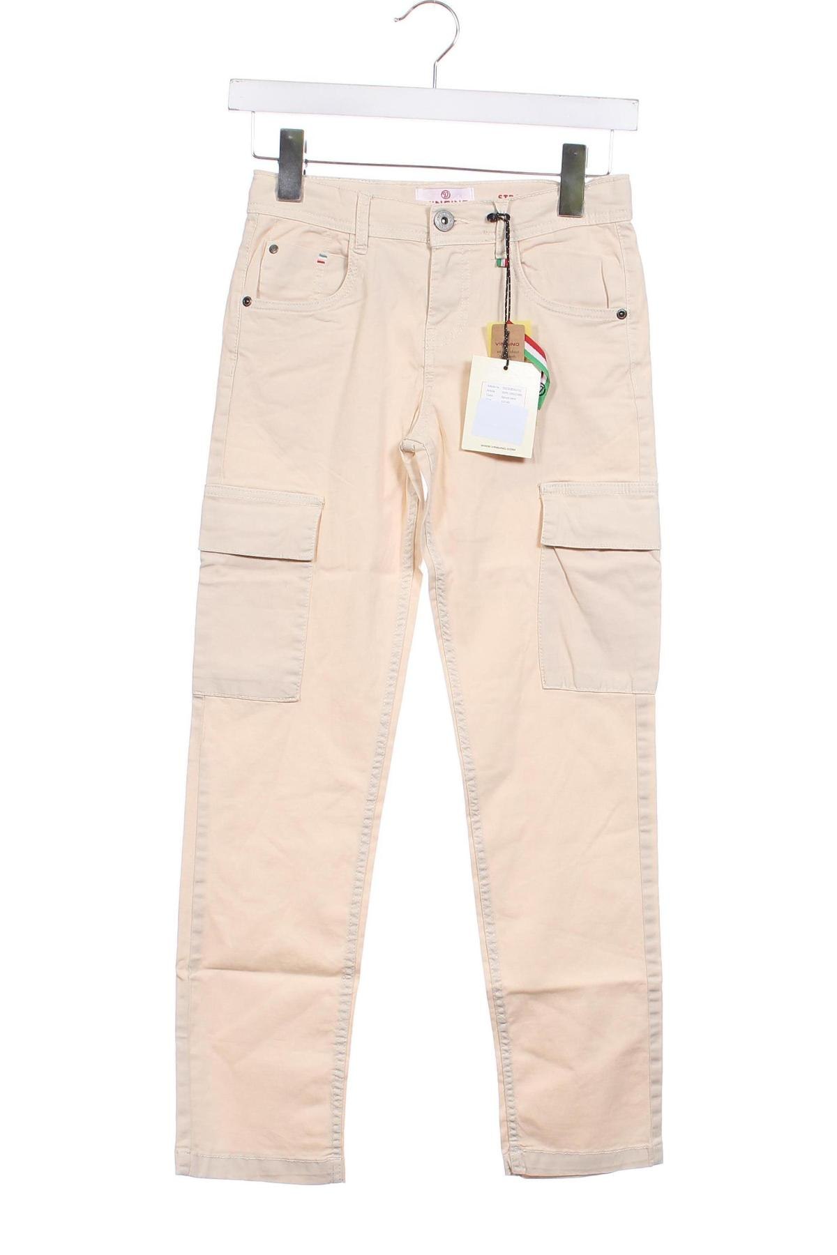 Pantaloni pentru copii Vingino, Mărime 9-10y/ 140-146 cm, Culoare Ecru, Preț 223,68 Lei