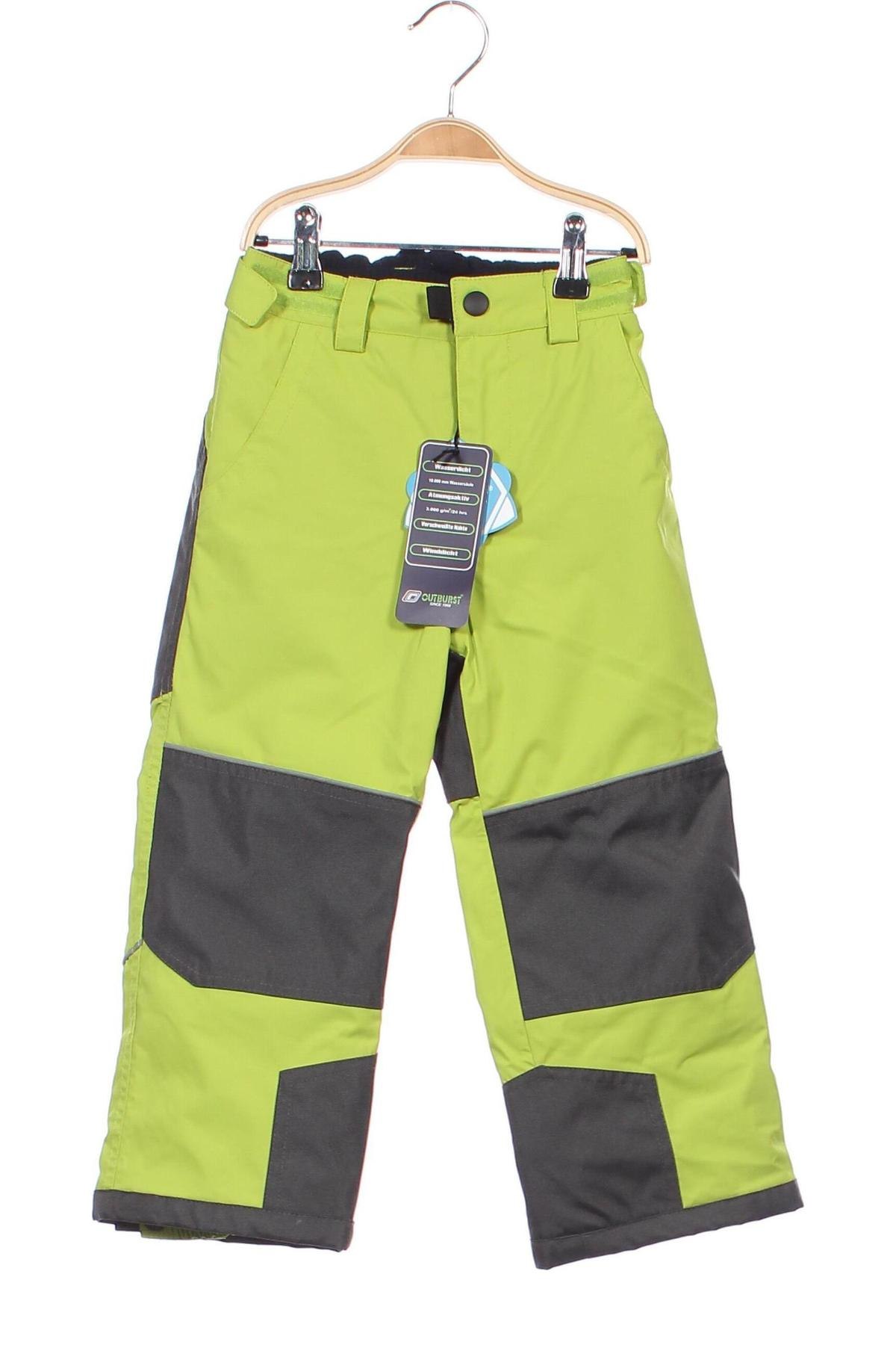 Pantaloni pentru copii pentru sporturi de iarnă, Mărime 2-3y/ 98-104 cm, Culoare Verde, Preț 313,16 Lei