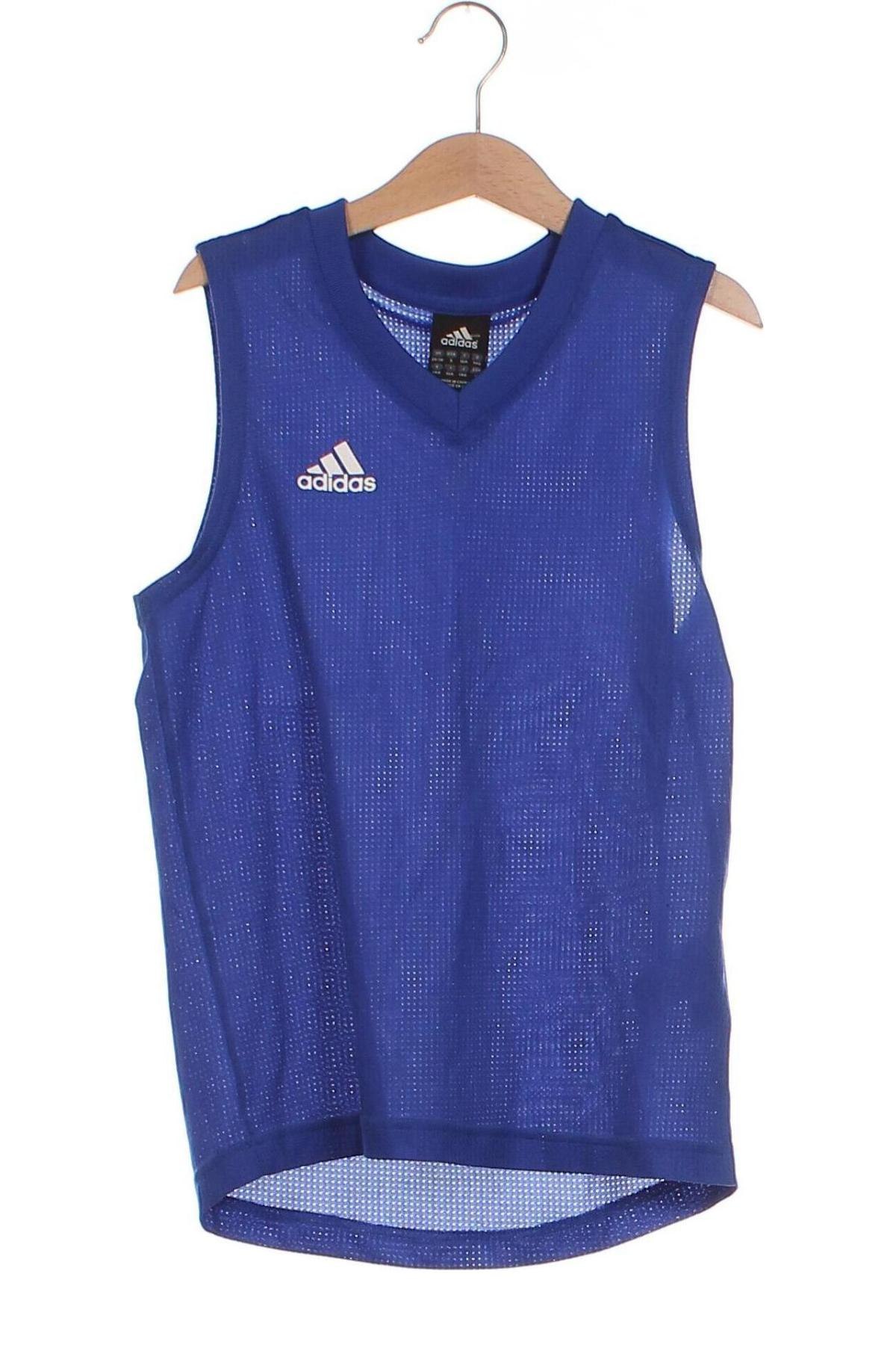 Maiou pentru copii Adidas, Mărime 8-9y/ 134-140 cm, Culoare Albastru, Preț 53,57 Lei