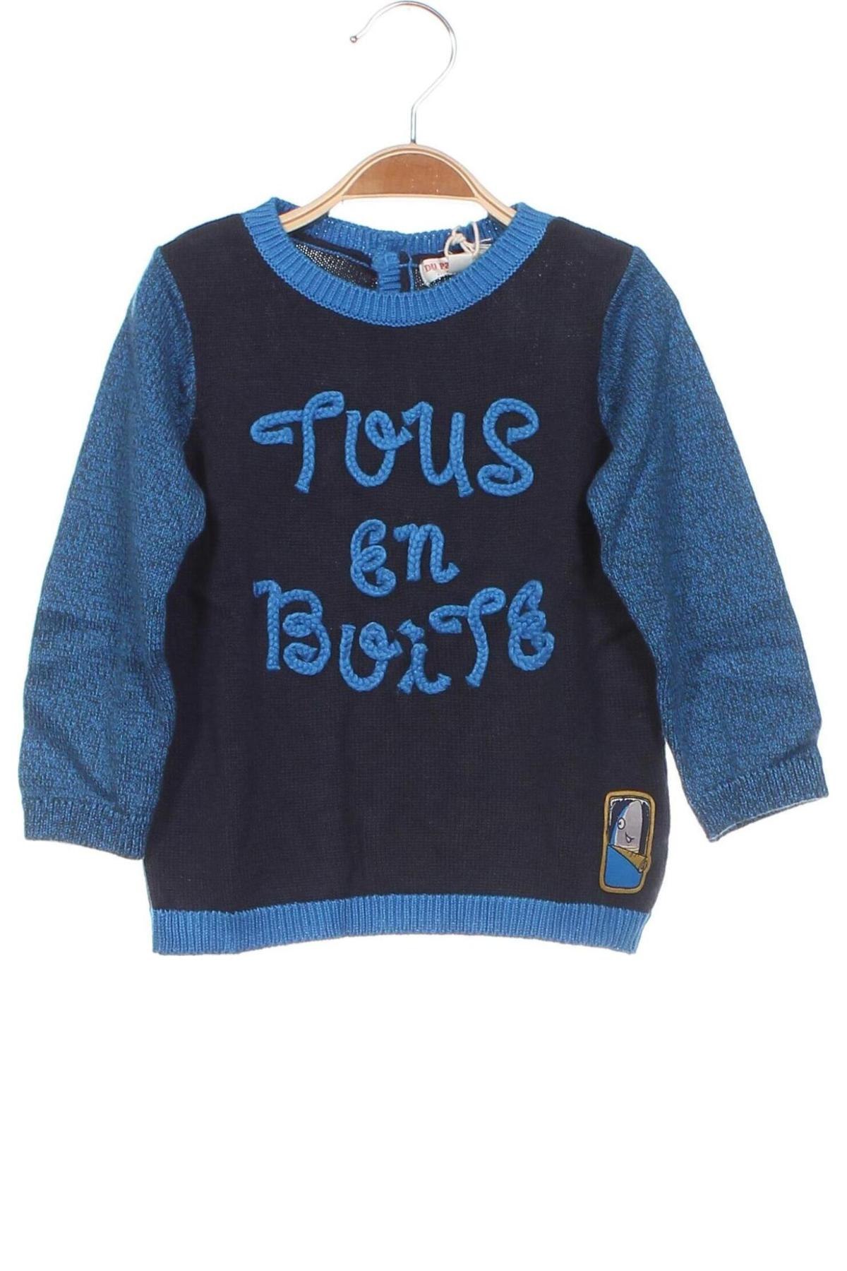 Kinderpullover Du Pareil Au Meme, Größe 12-18m/ 80-86 cm, Farbe Blau, Preis € 6,99