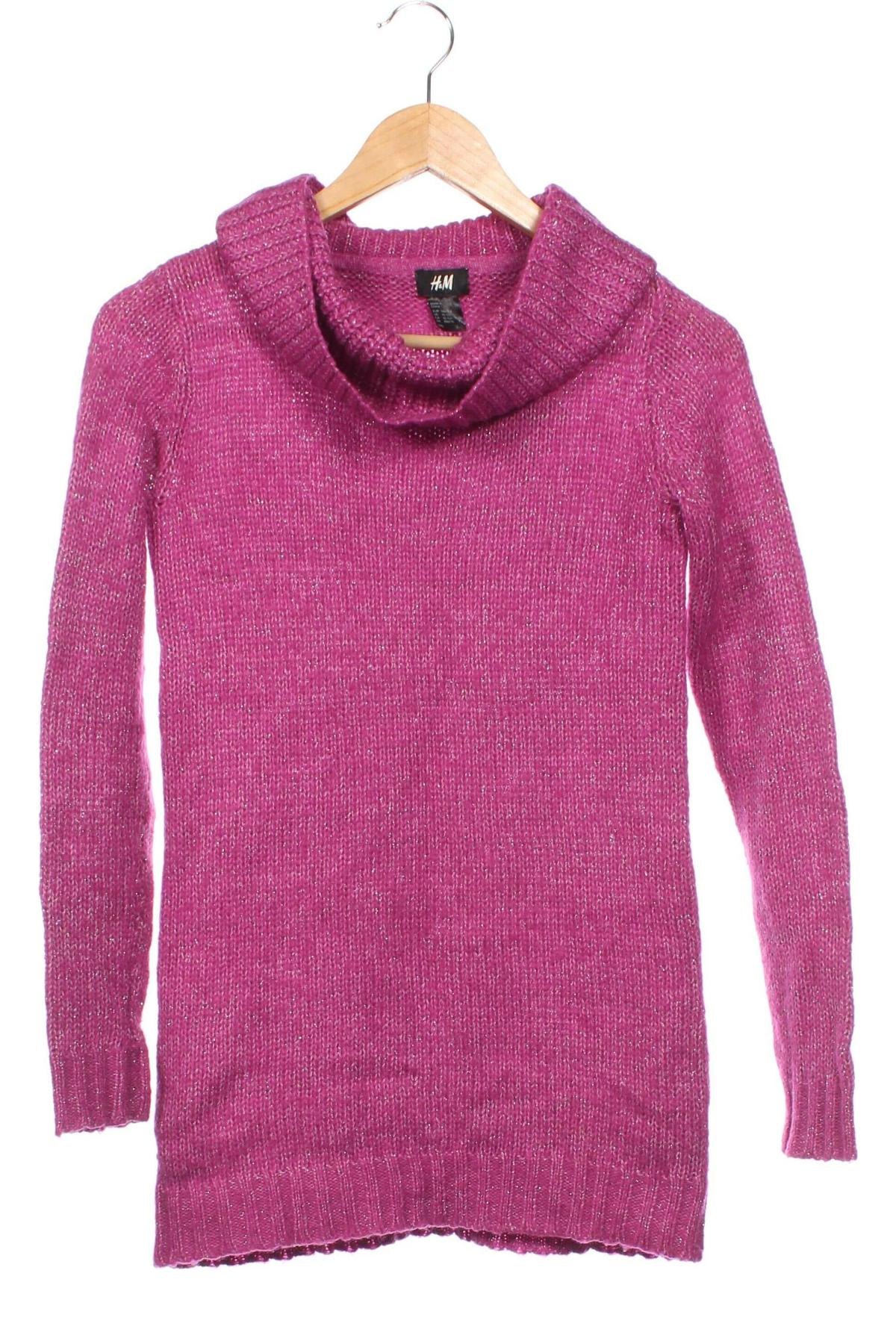 Dziecięcy sweter H&M, Rozmiar 10-11y/ 146-152 cm, Kolor Fioletowy, Cena 26,99 zł