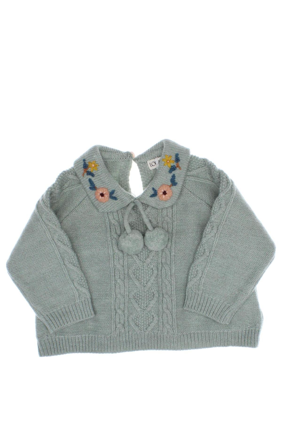 Kinderpullover Louise Misha, Größe 9-12m/ 74-80 cm, Farbe Grün, Preis € 15,99