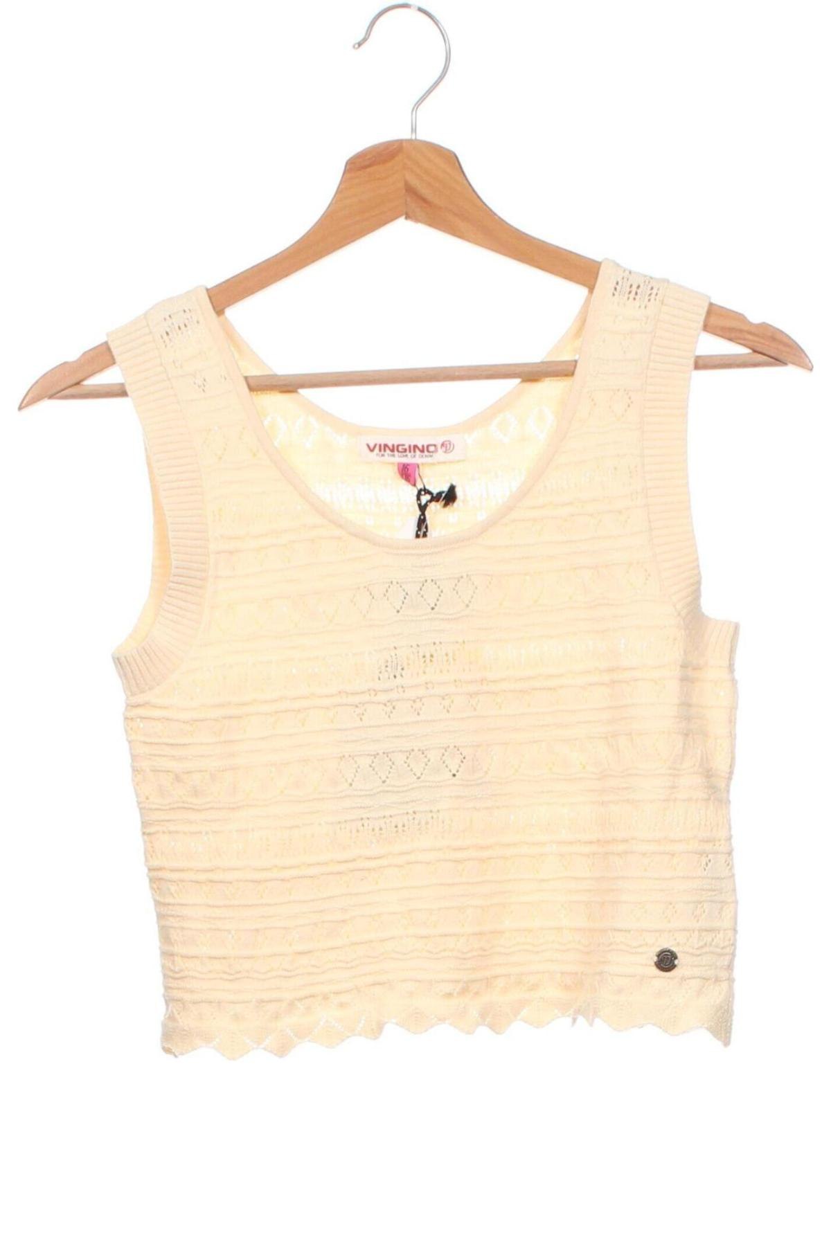 Kinderpullover Vingino, Größe 15-18y/ 170-176 cm, Farbe Beige, Preis 5,79 €