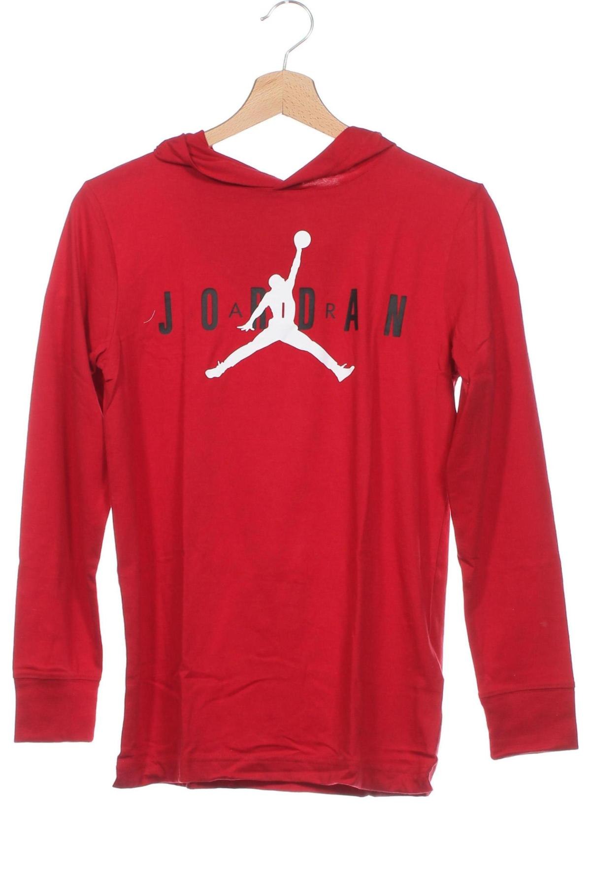 Gyerek sweatshirt Air Jordan Nike, Méret 10-11y / 146-152 cm, Szín Piros, Ár 23 679 Ft