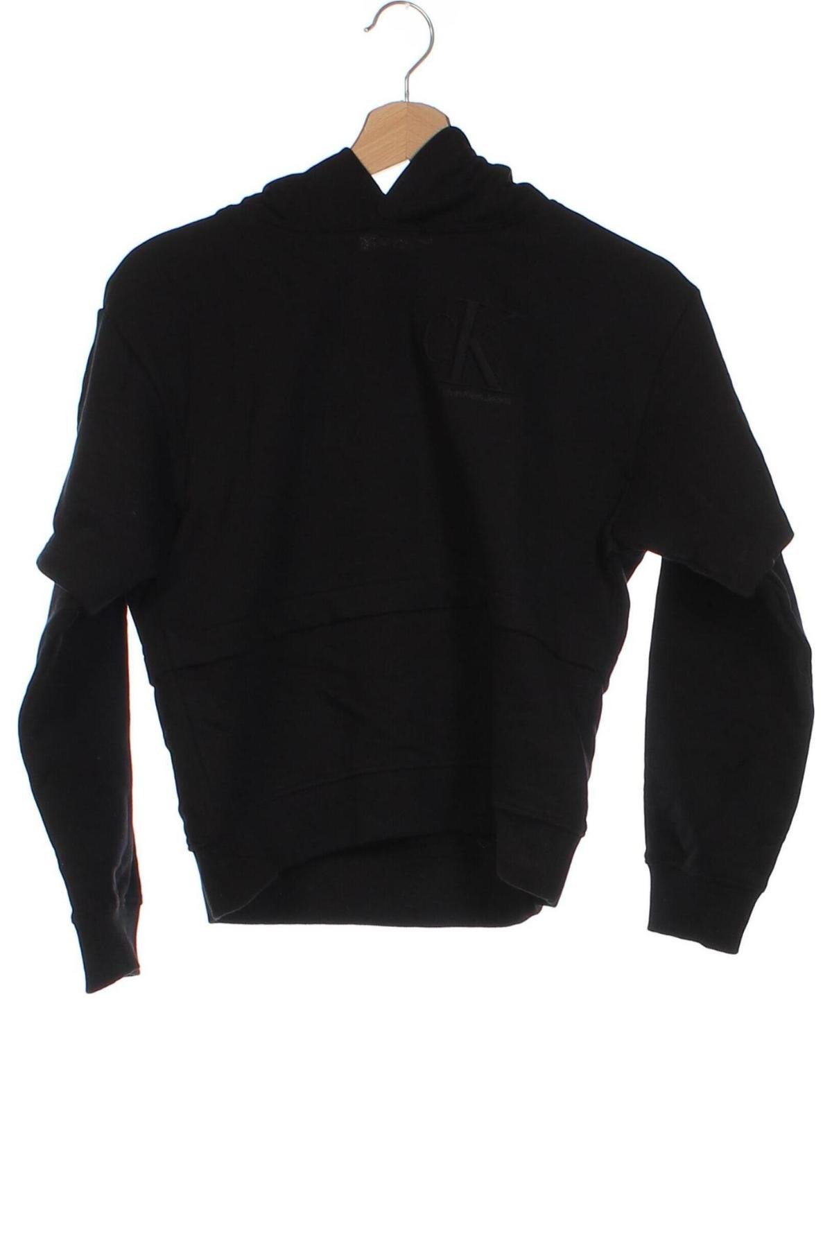 Kinder Sweatshirts Calvin Klein Jeans, Größe 10-11y/ 146-152 cm, Farbe Schwarz, Preis € 29,99