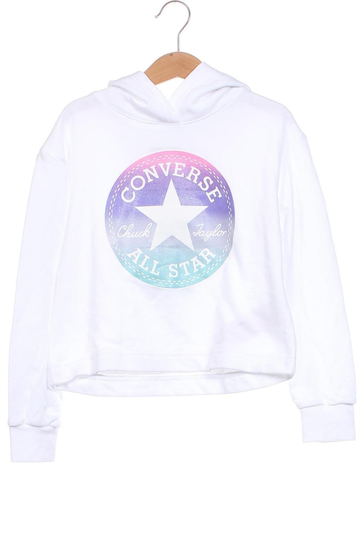 Kinder Sweatshirts Converse, Größe 5-6y/ 116-122 cm, Farbe Weiß, Preis € 53,09